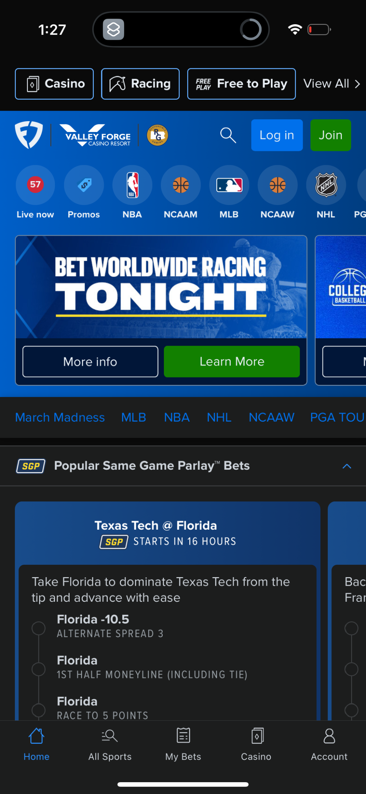 fanduel app screenshot 7