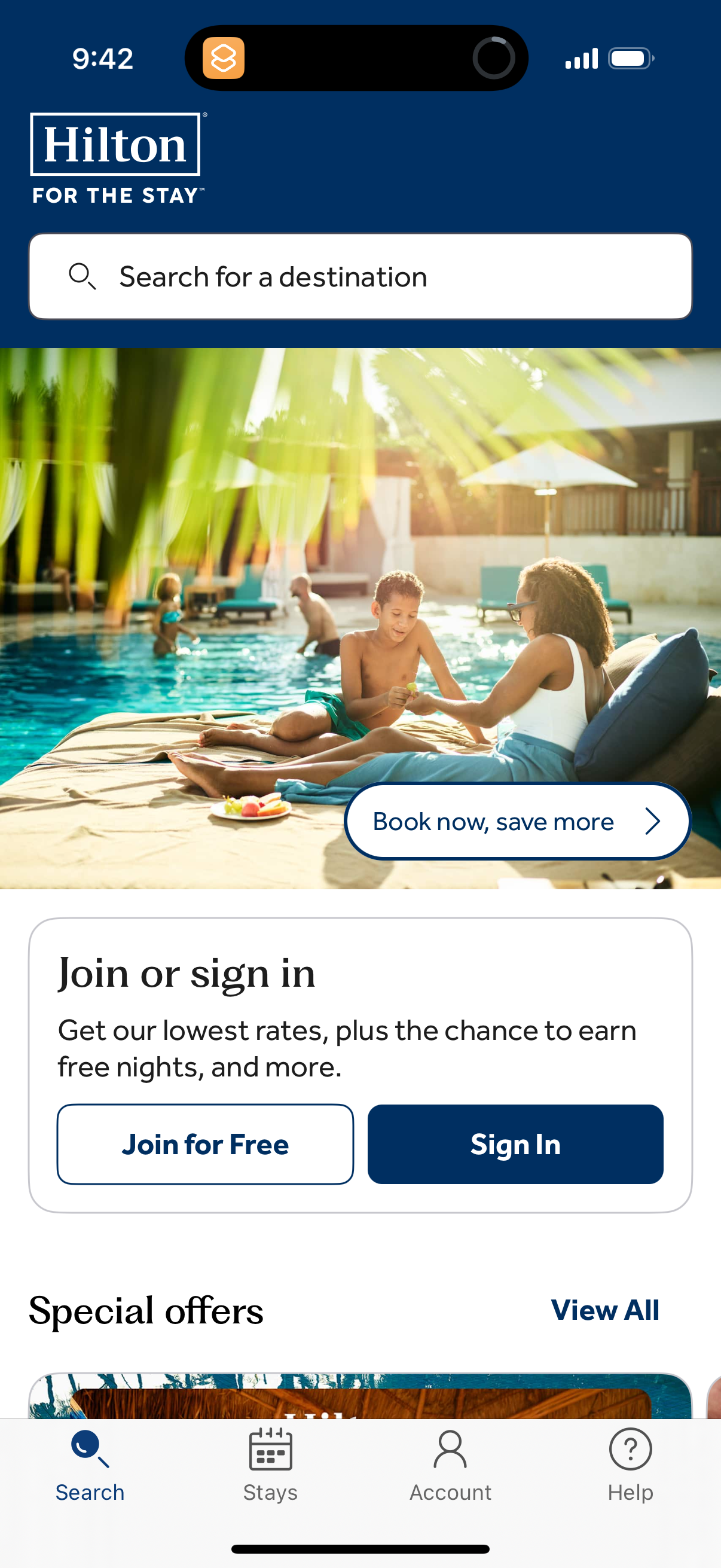 hilton-honors app screenshot 3