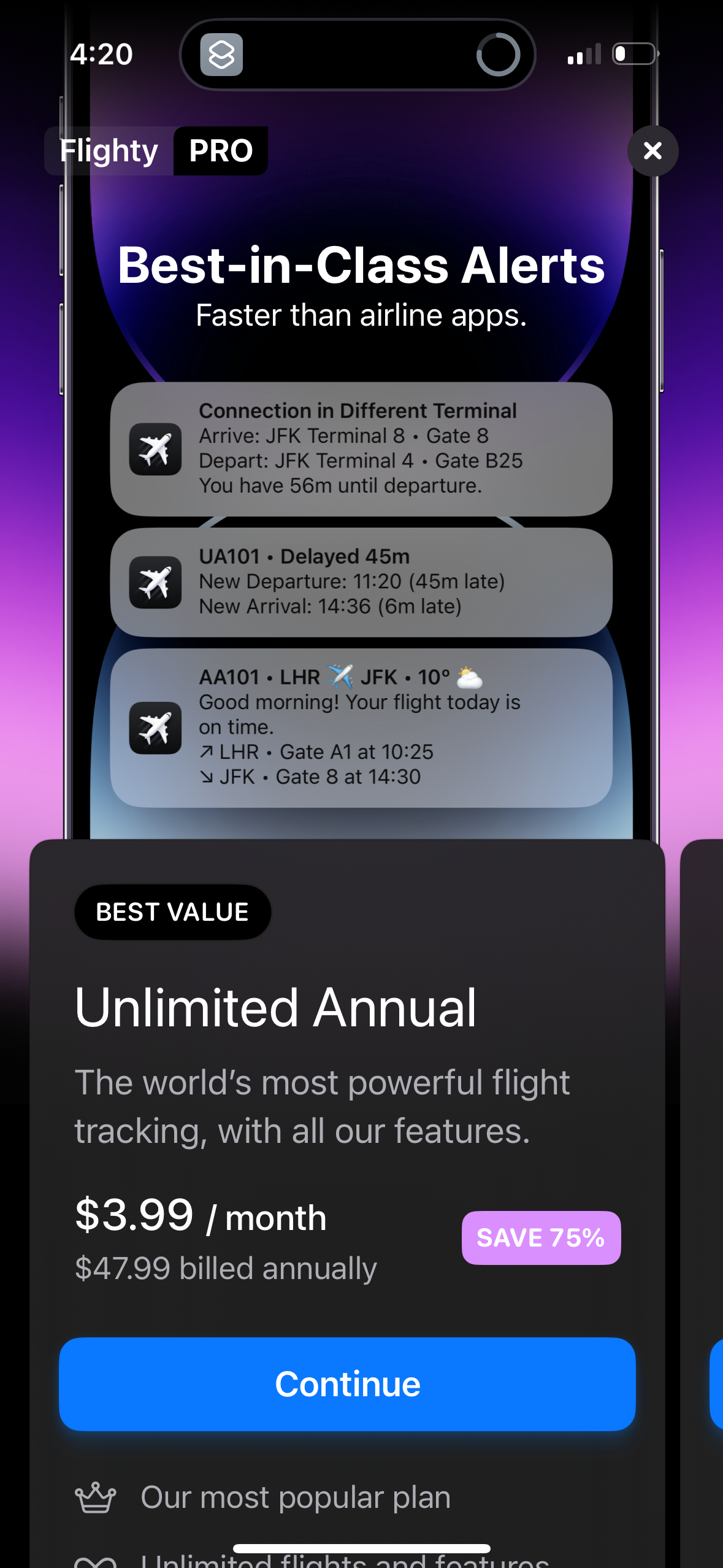 flighty app screenshot 43