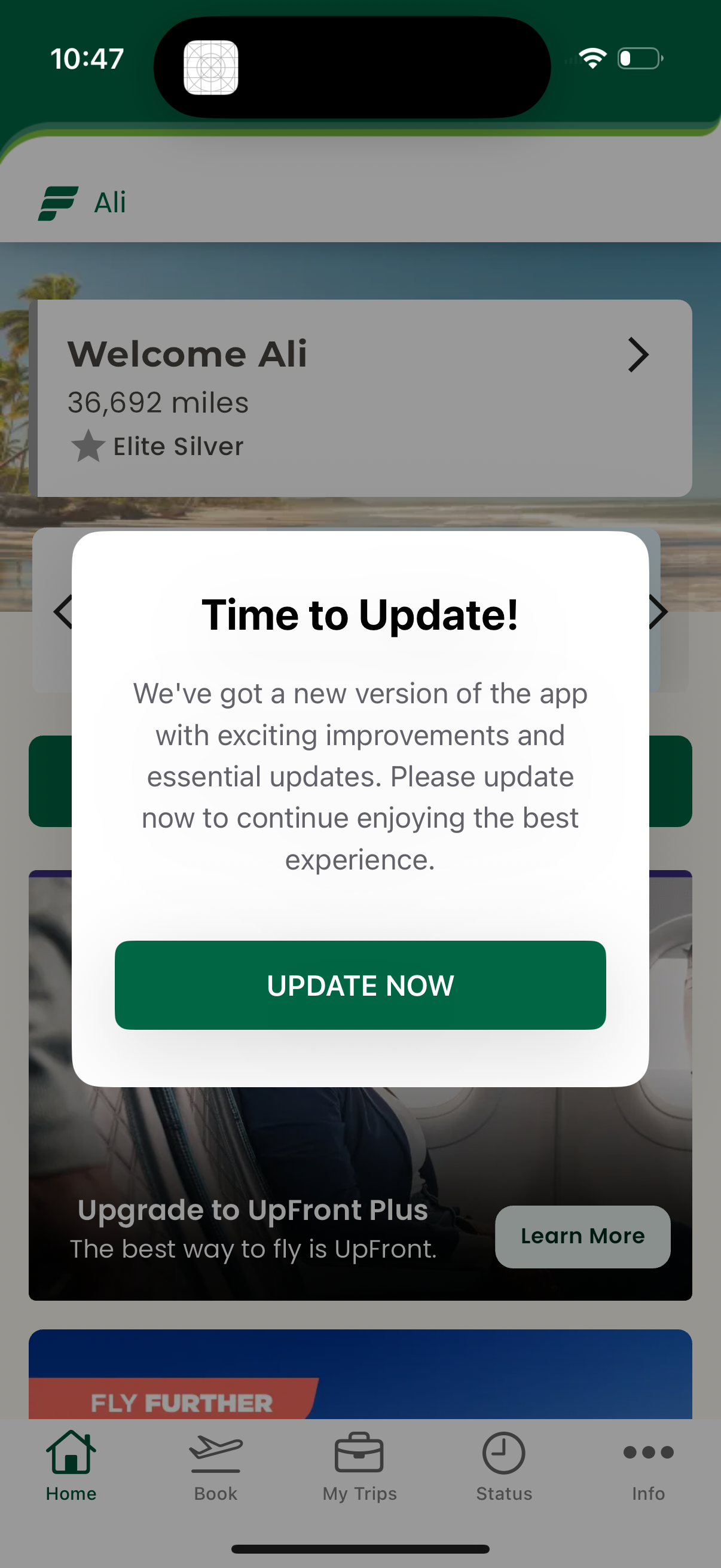 frontier app screenshot 1
