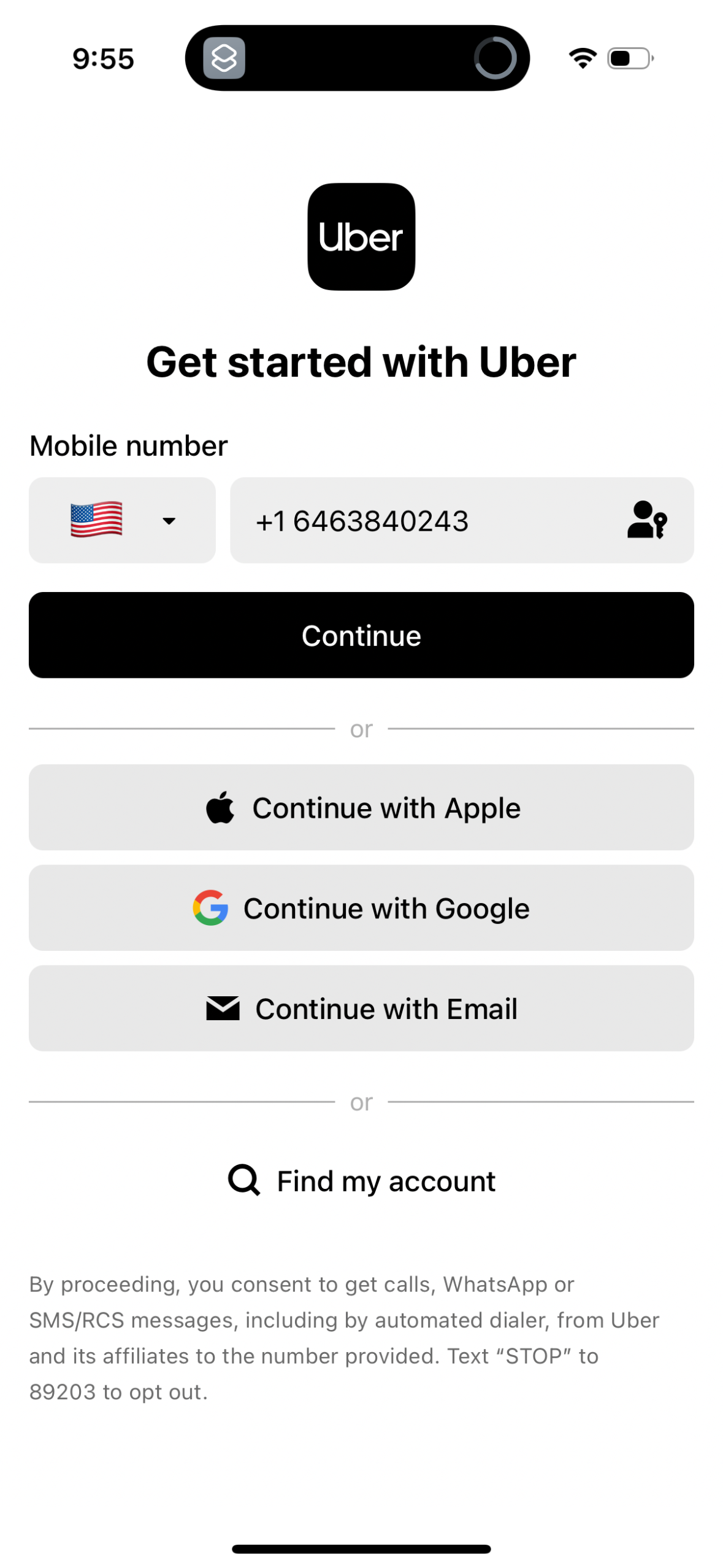 uber app screenshot 50