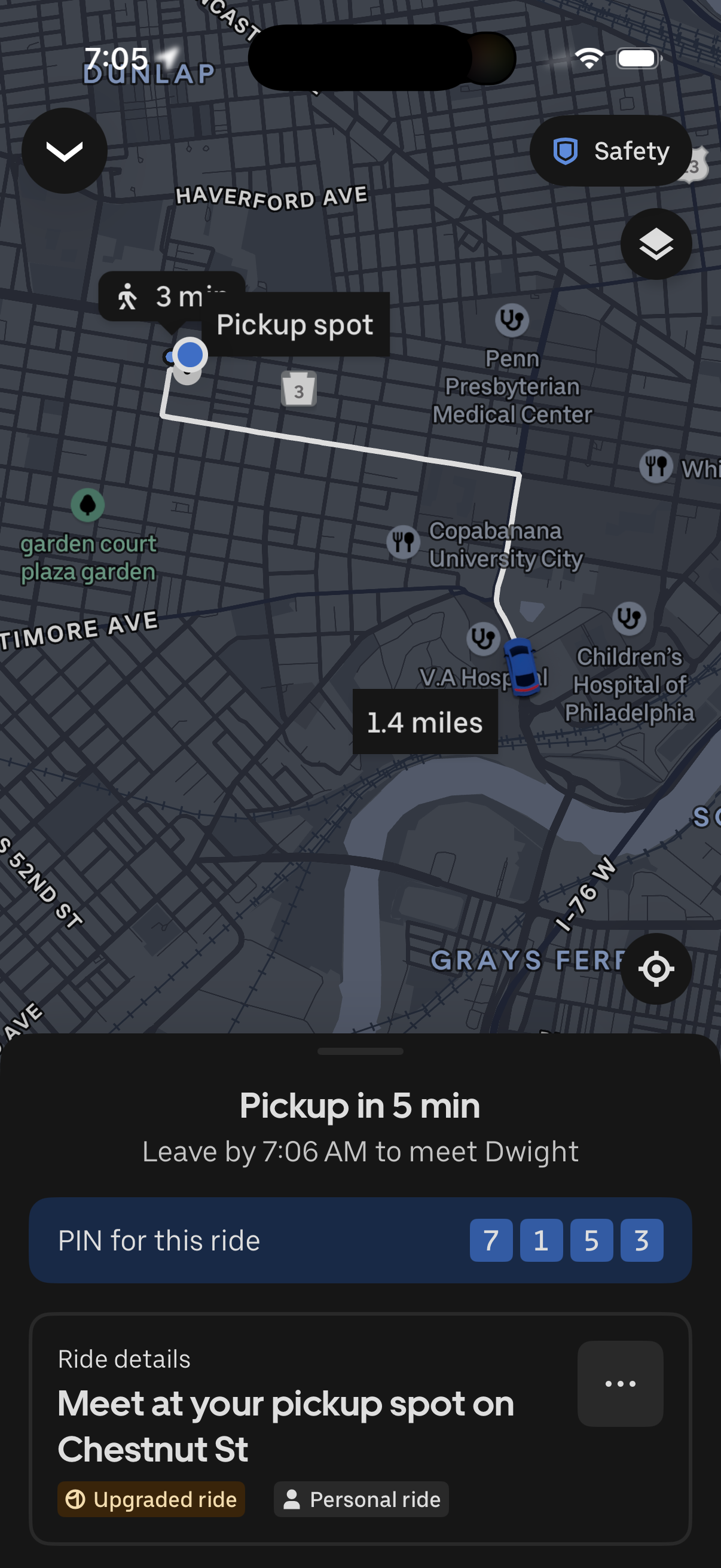 uber app screenshot 9