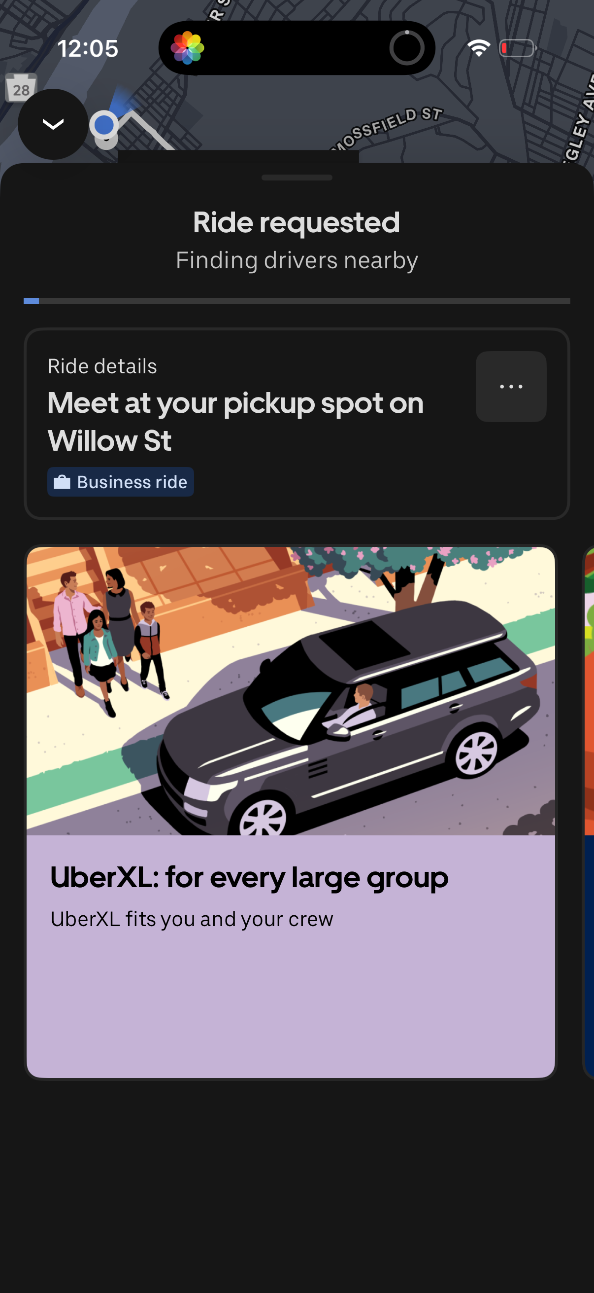 uber app screenshot 10