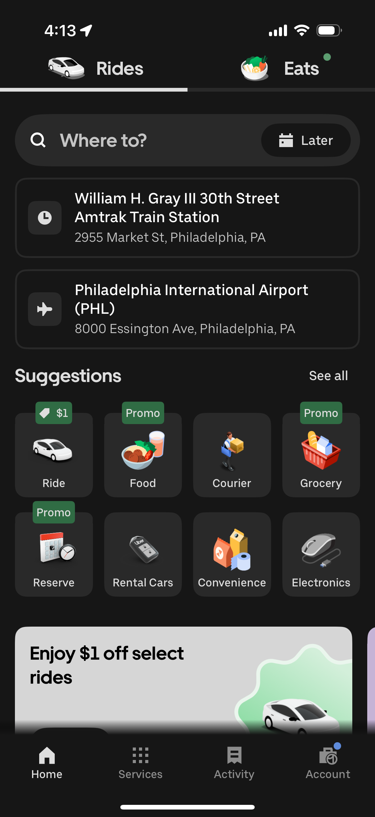 uber app screenshot 21