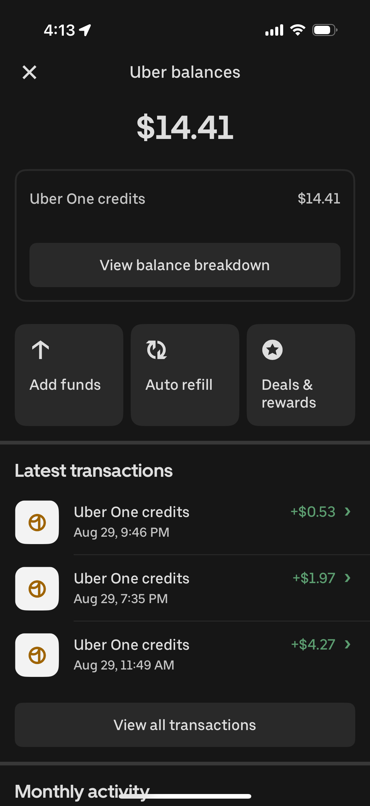 uber app screenshot 16