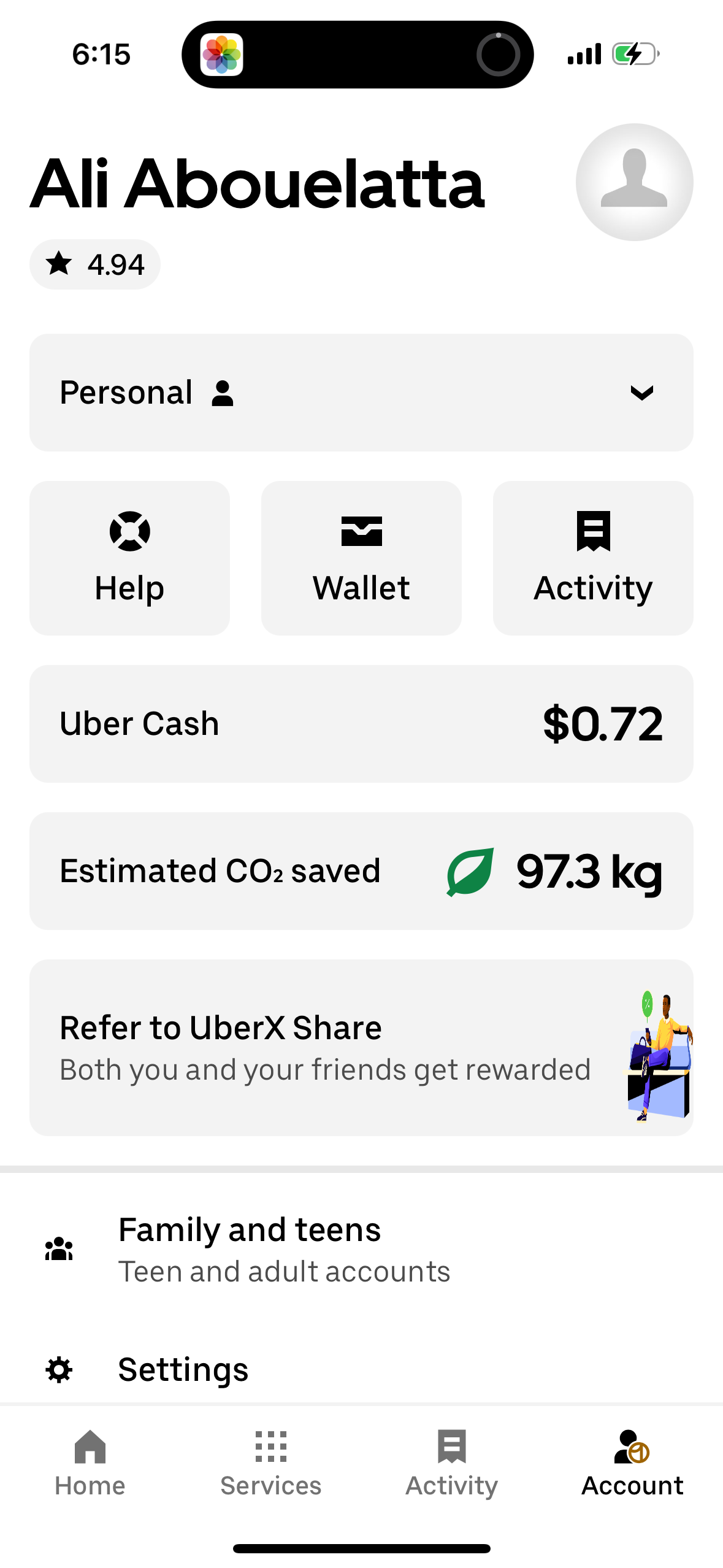 uber app screenshot 165