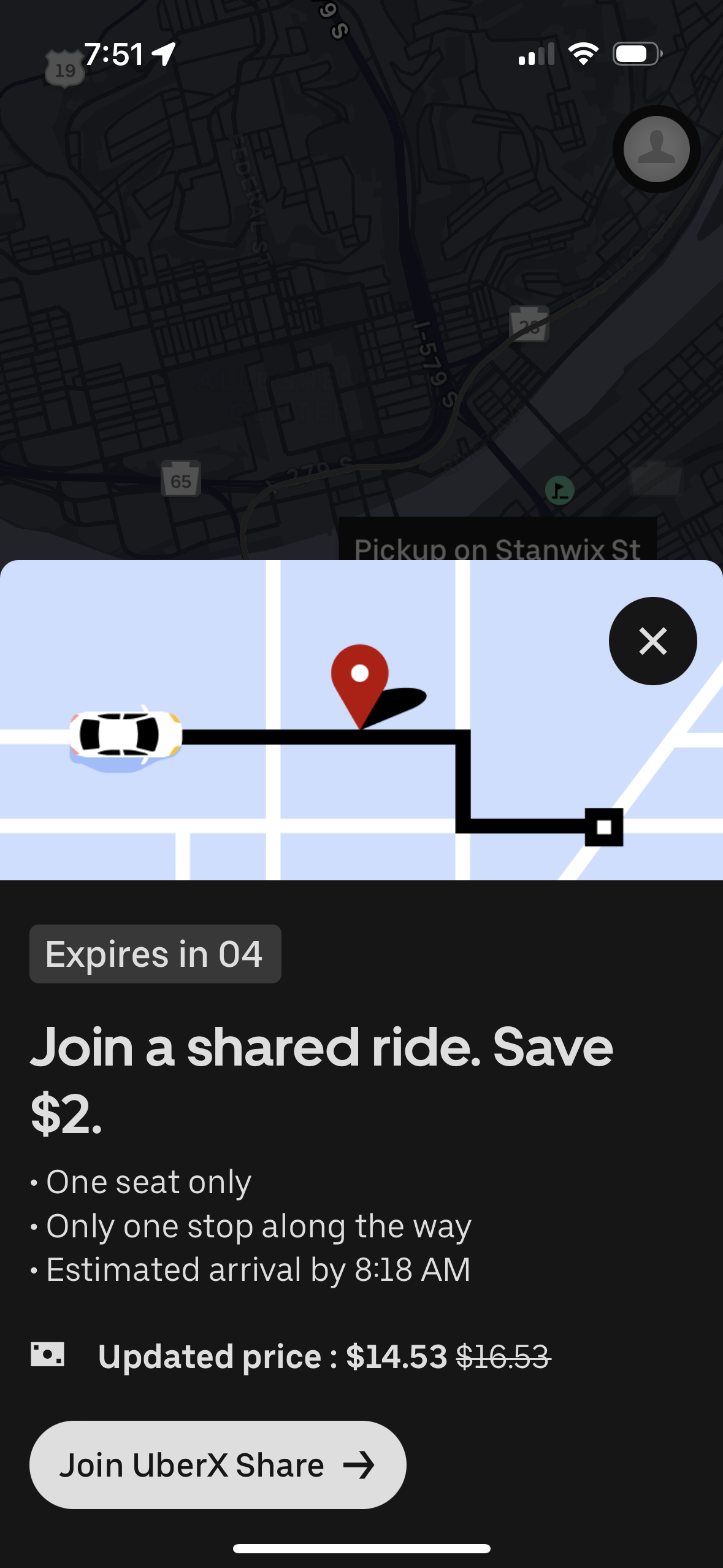 uber app screenshot 137