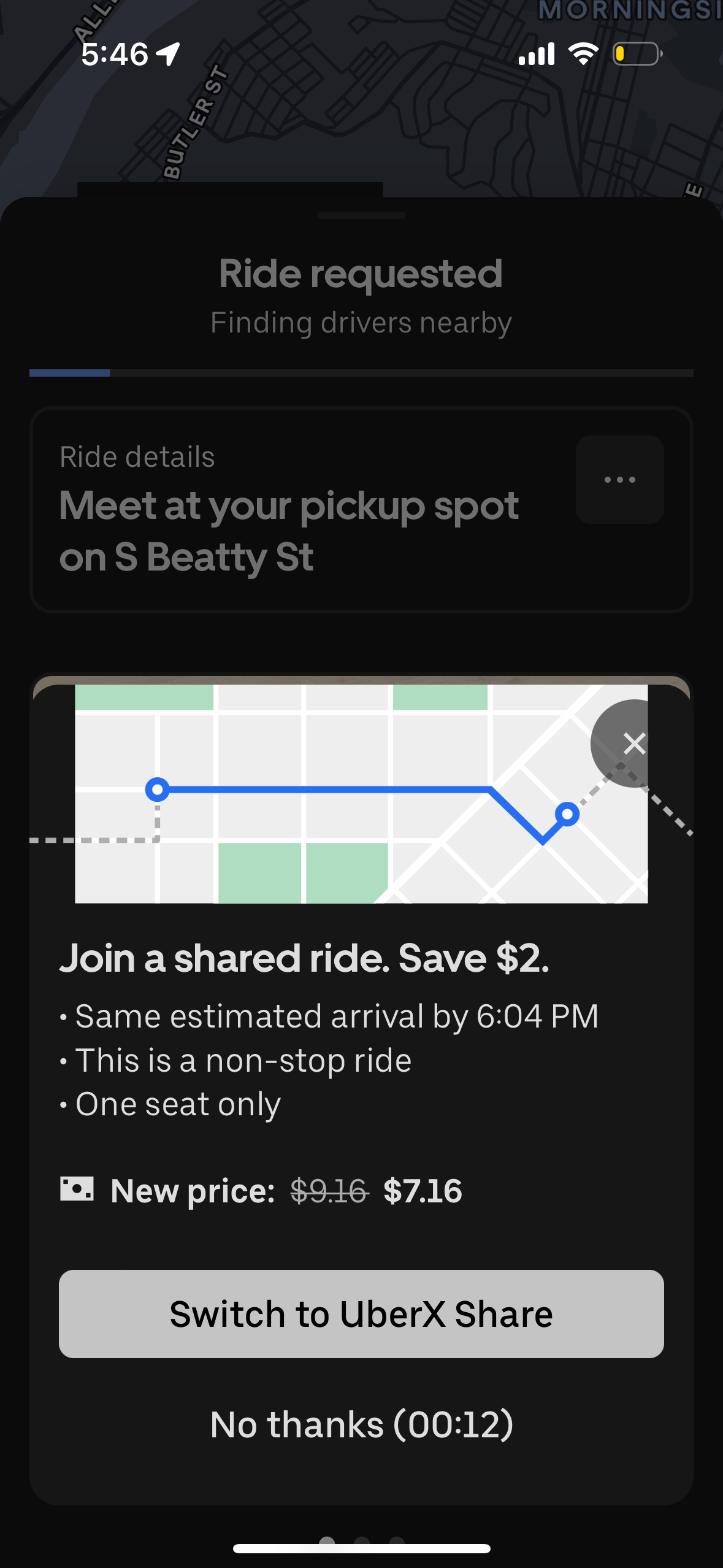 uber app screenshot 122