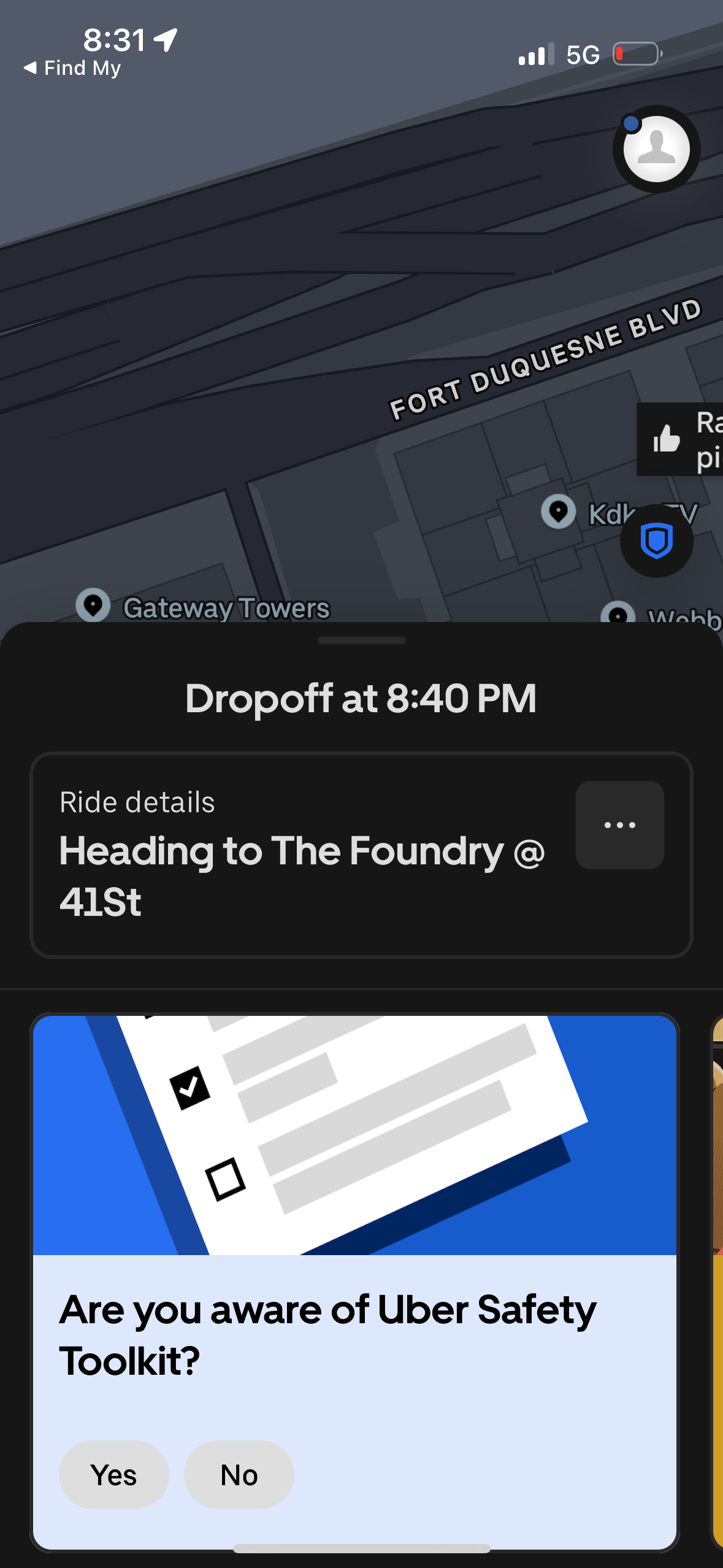 uber app screenshot 121