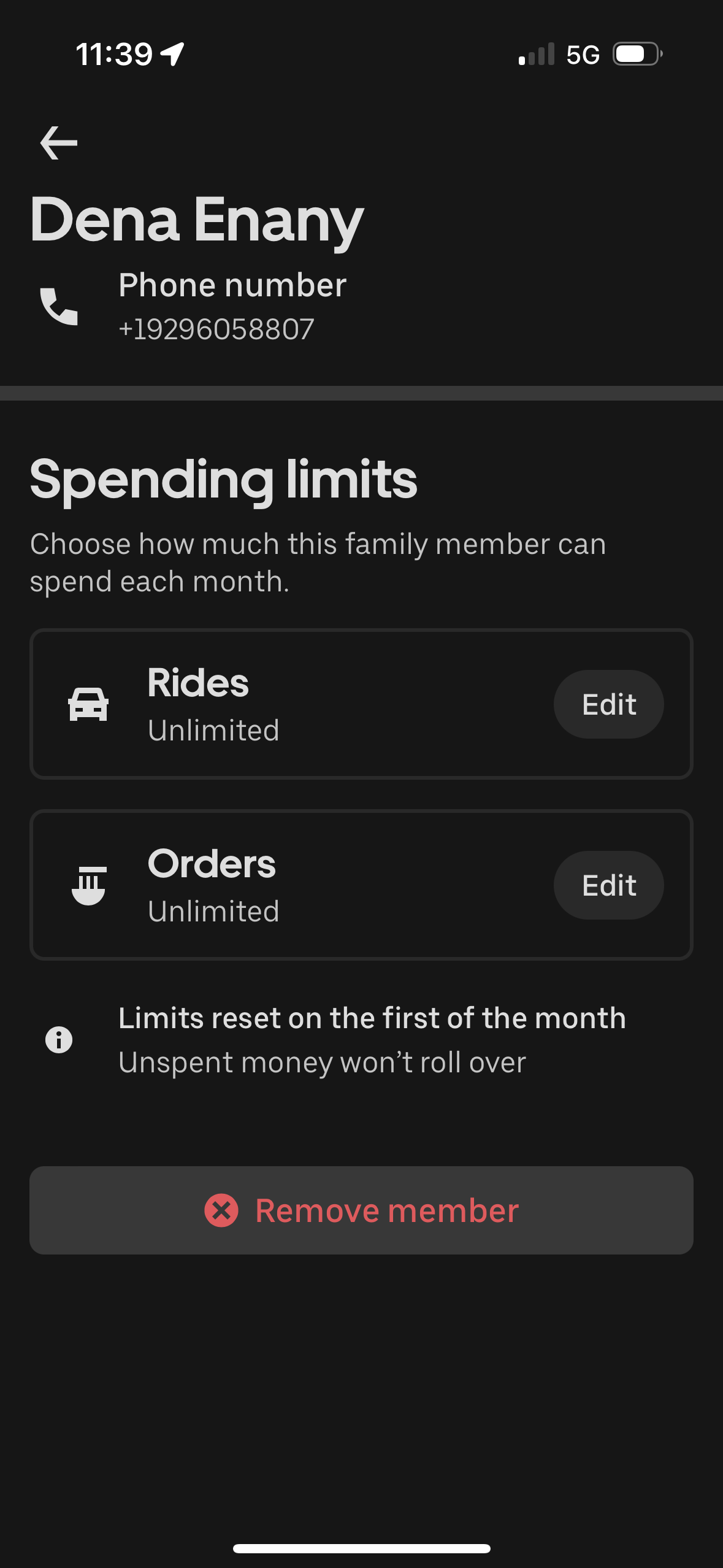 uber app screenshot 115