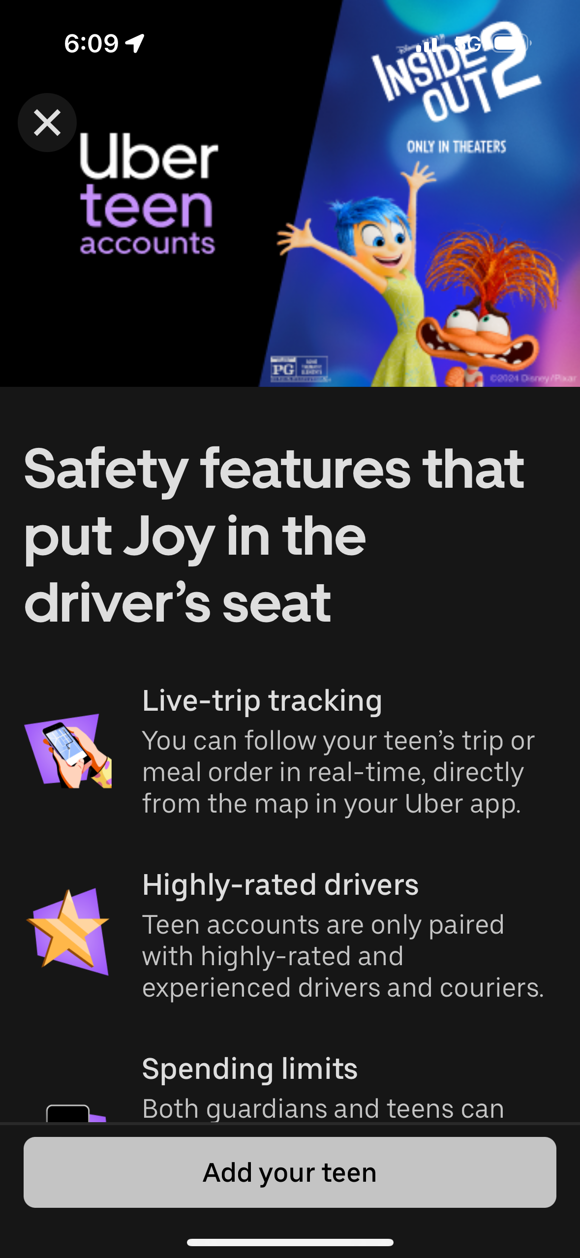 uber app screenshot 112