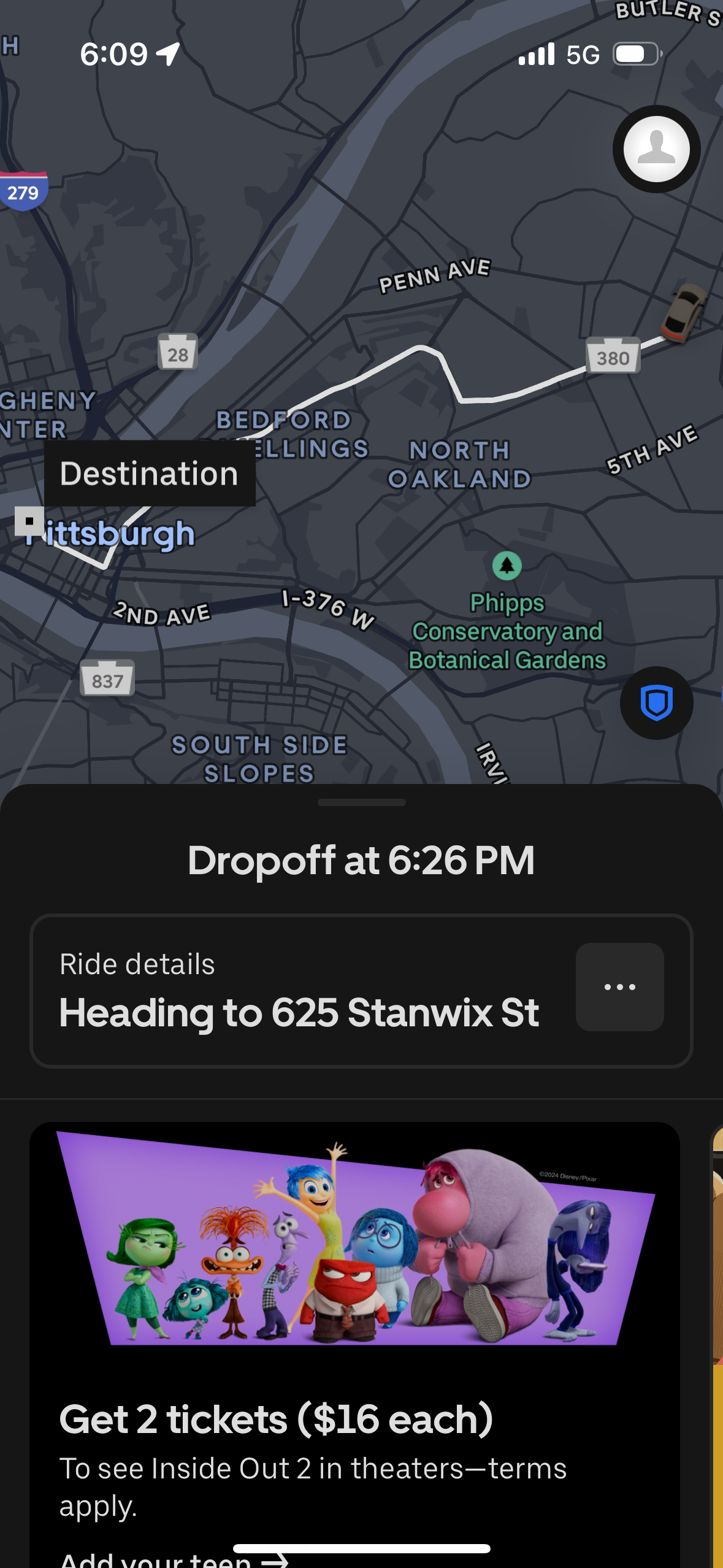 uber app screenshot 111