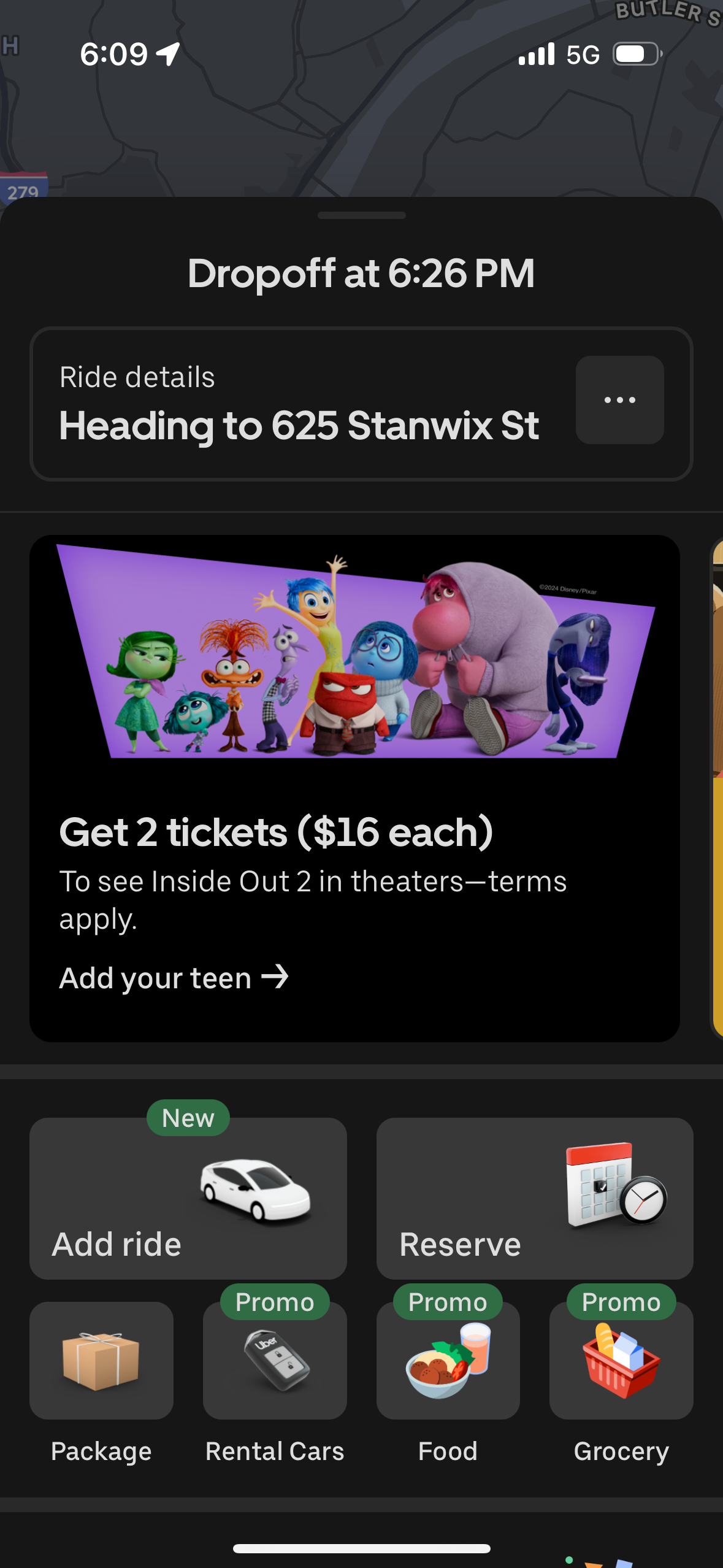 uber app screenshot 110