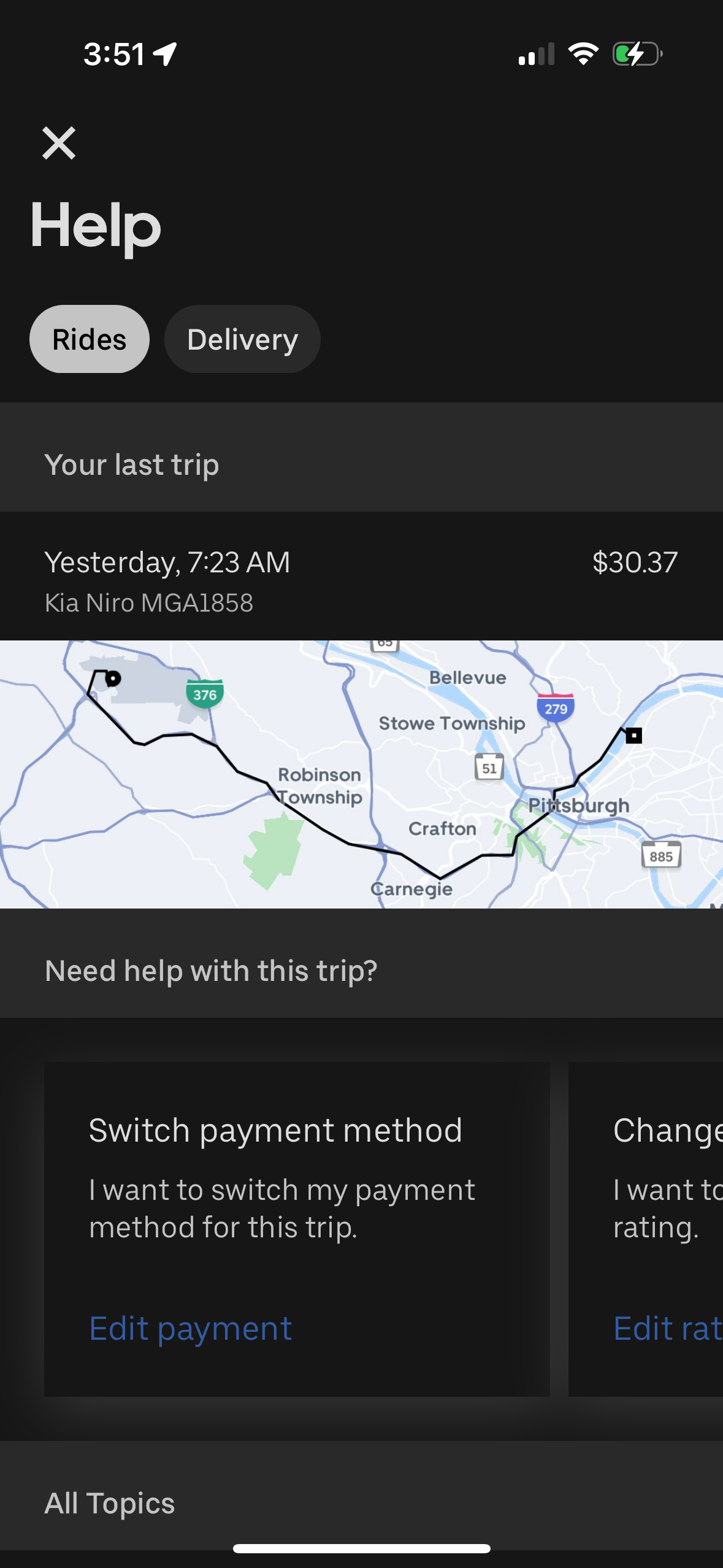 uber app screenshot 87