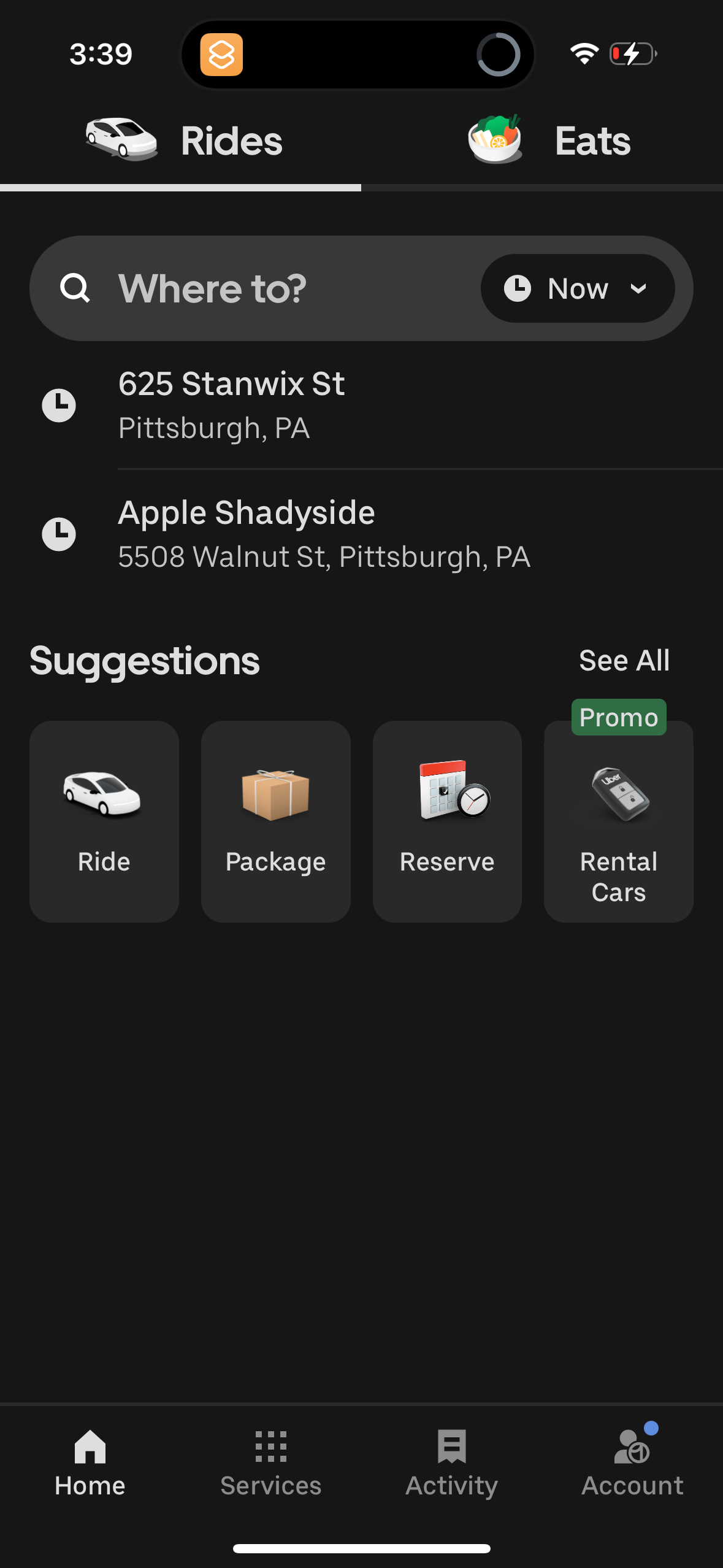 uber app screenshot 84