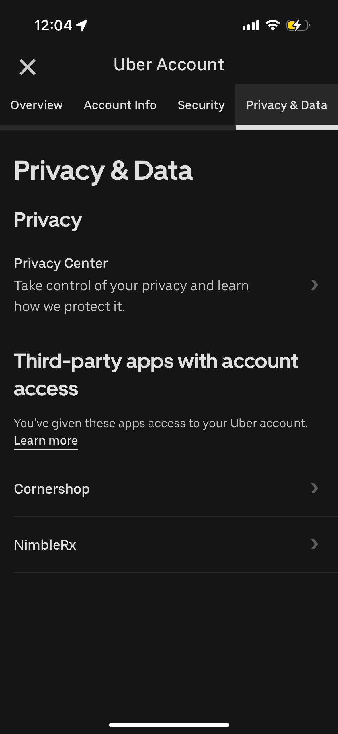 uber app screenshot 70
