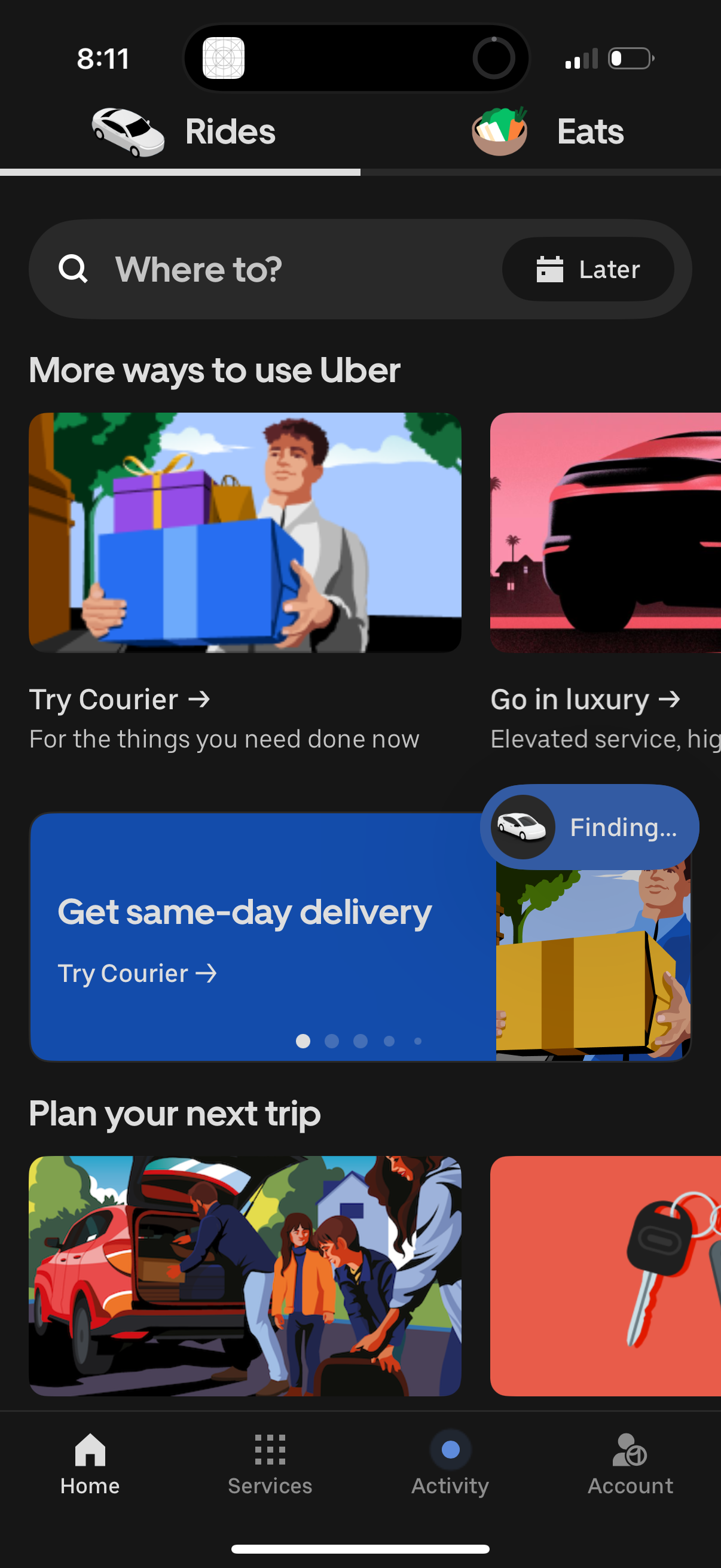 uber app screenshot 46