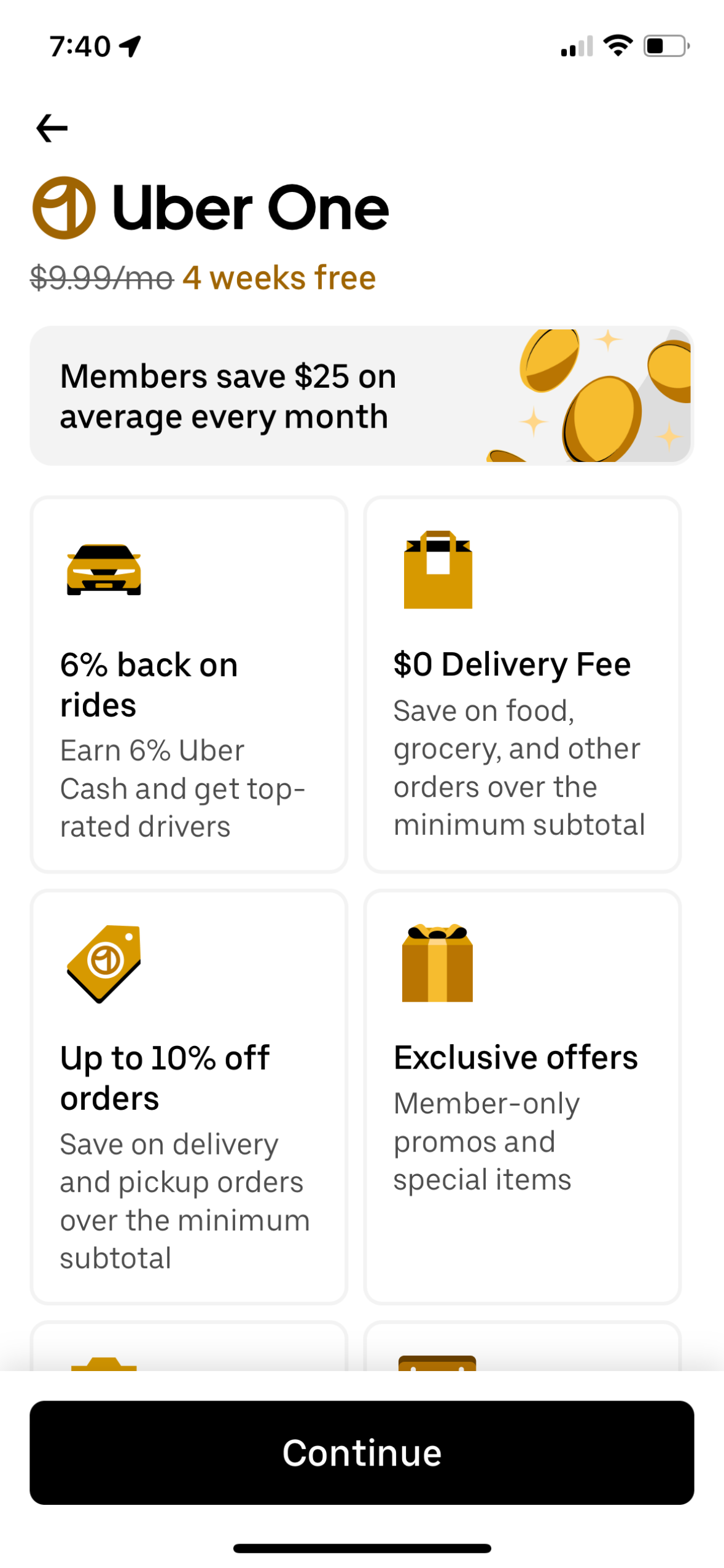 uber app screenshot 25