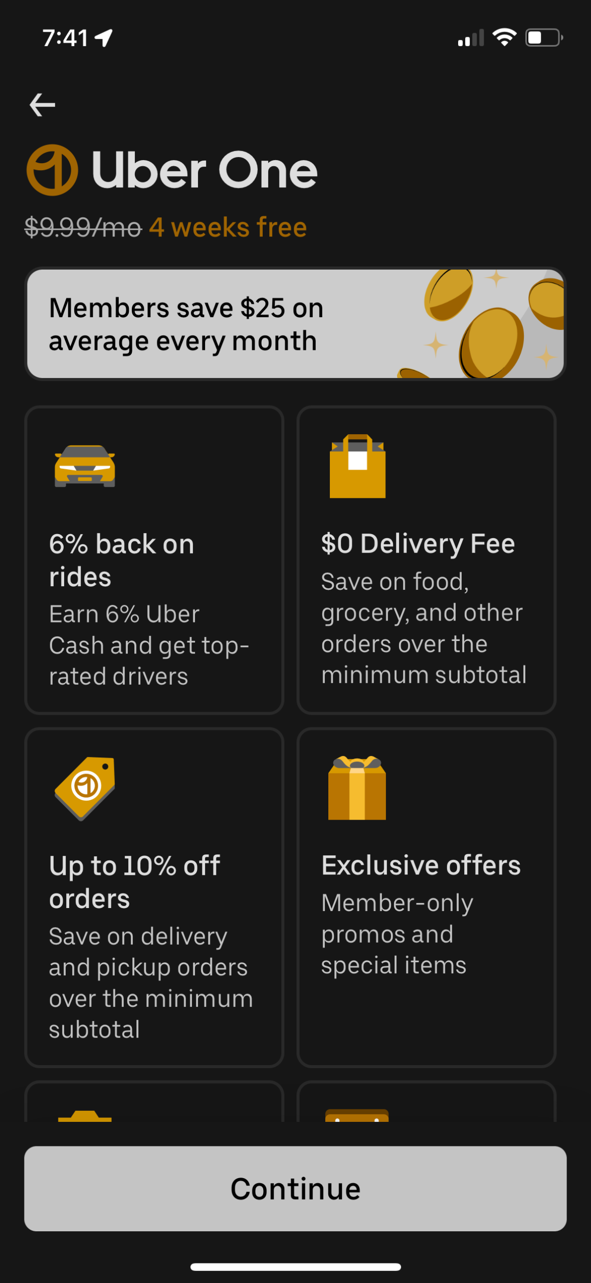 uber app screenshot 27