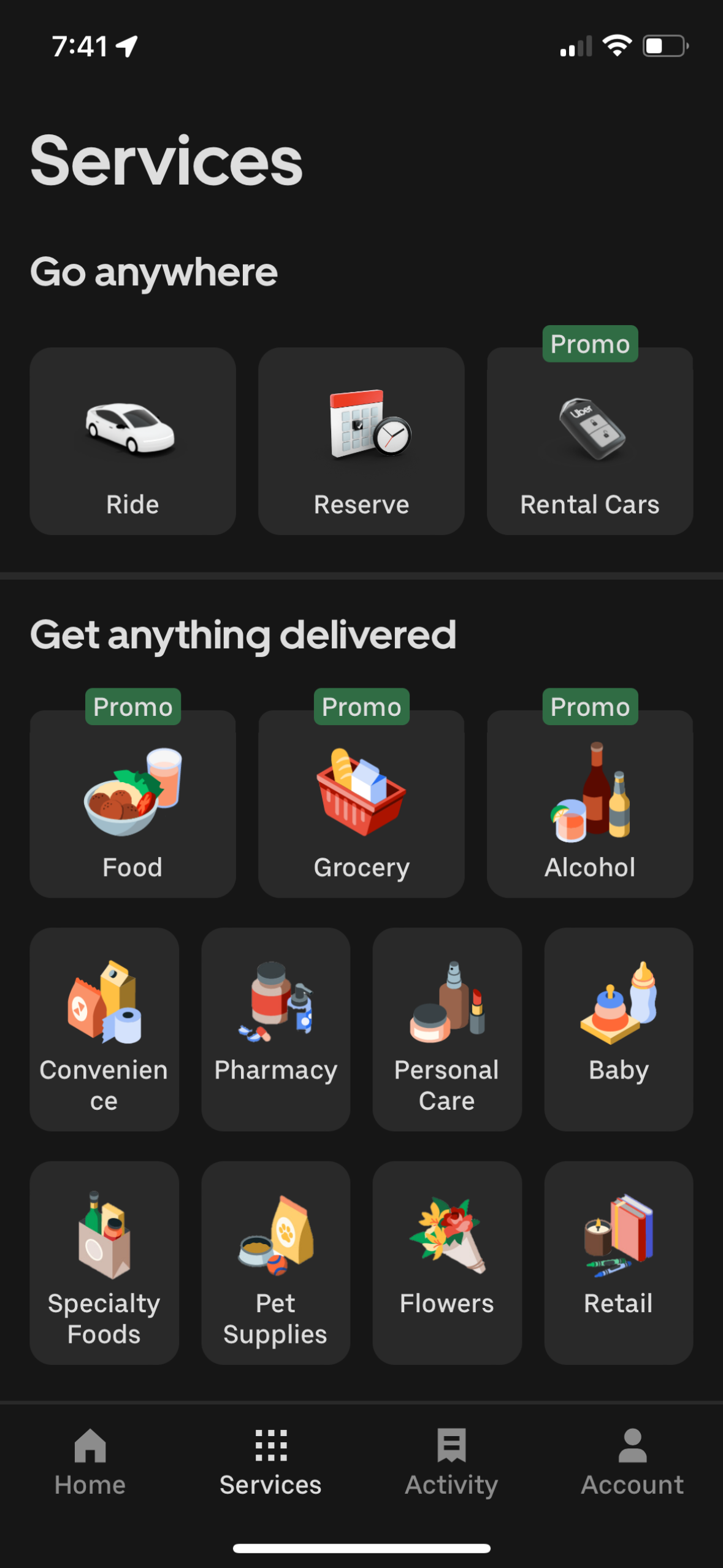 uber app screenshot 32
