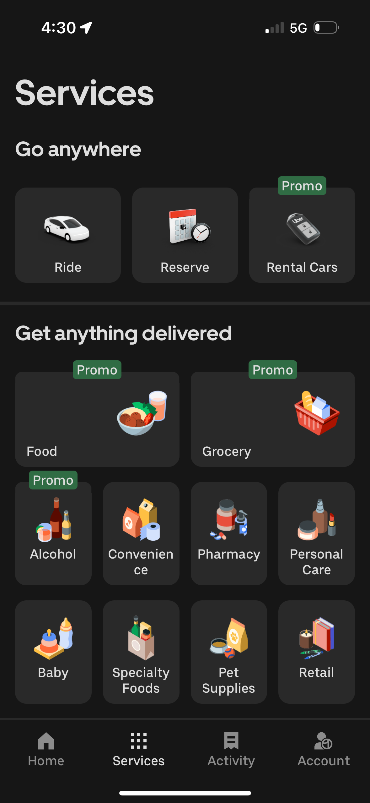 uber app screenshot 37