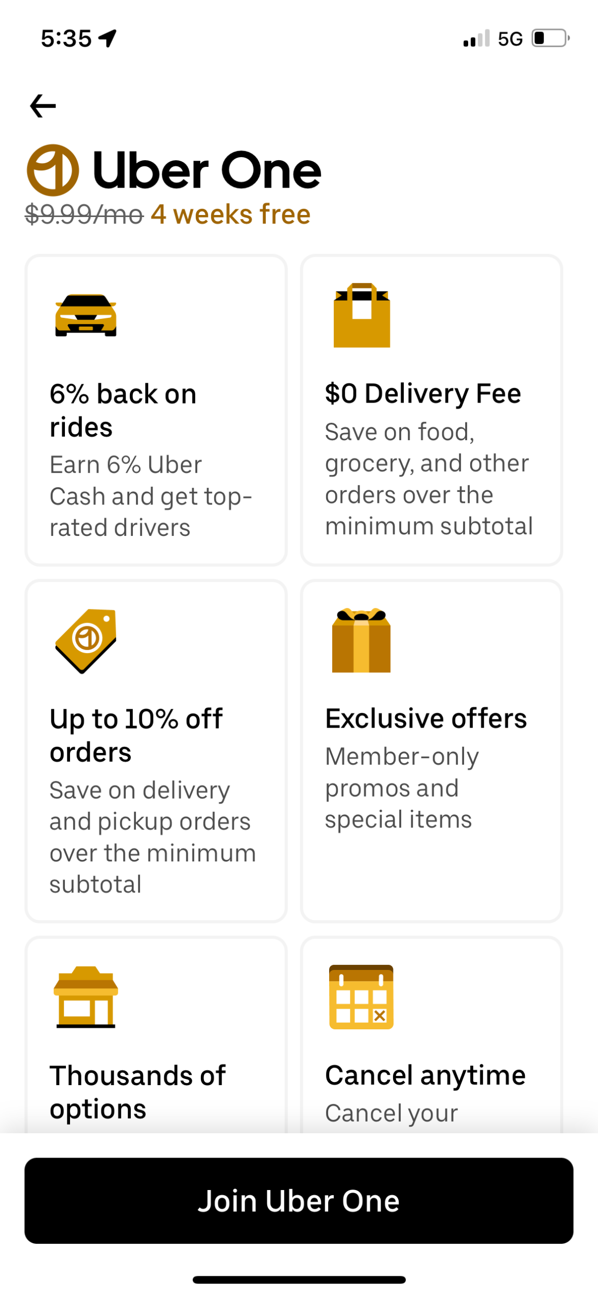 uber app screenshot 26