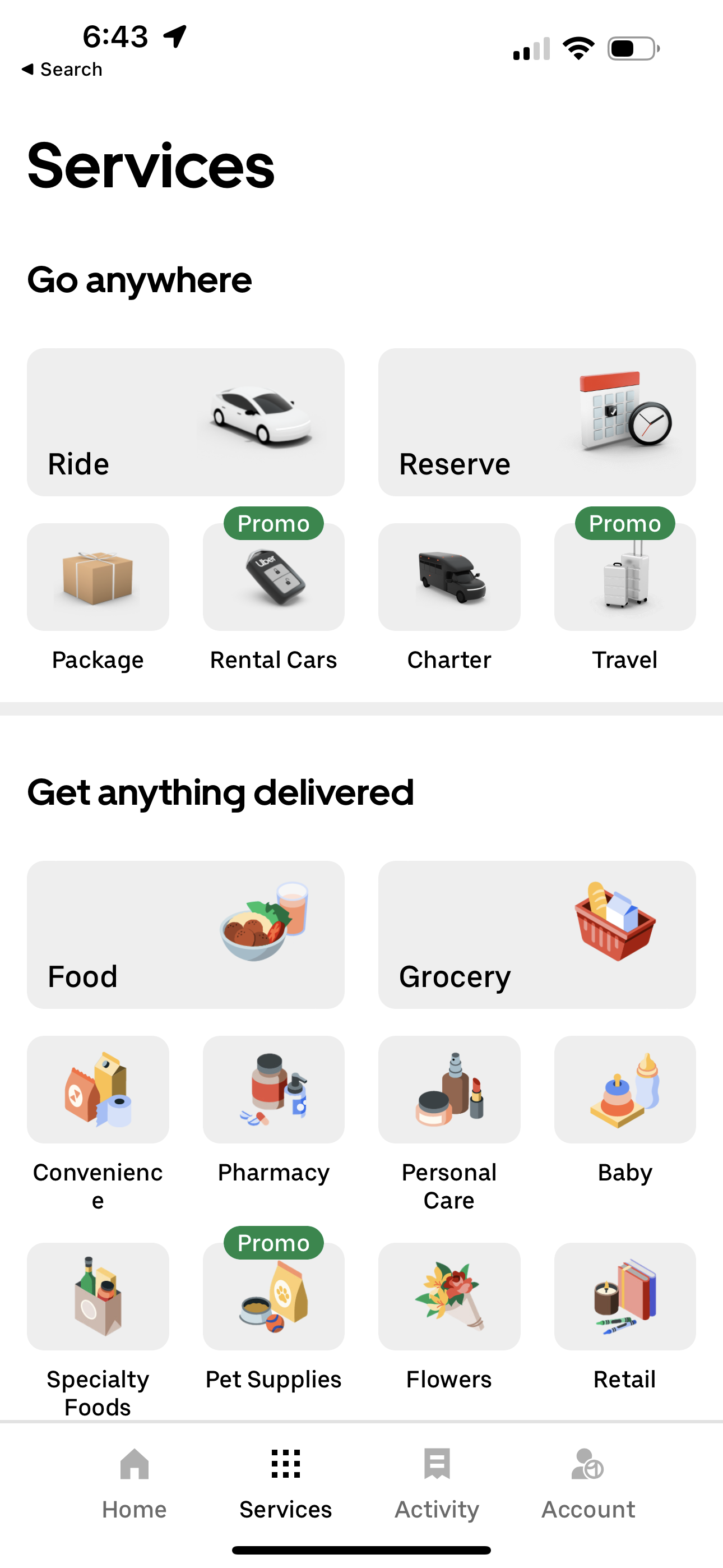 uber app screenshot 219