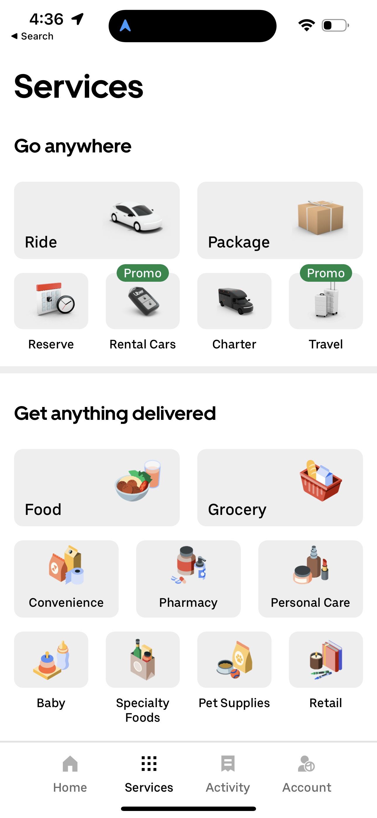 uber app screenshot 214