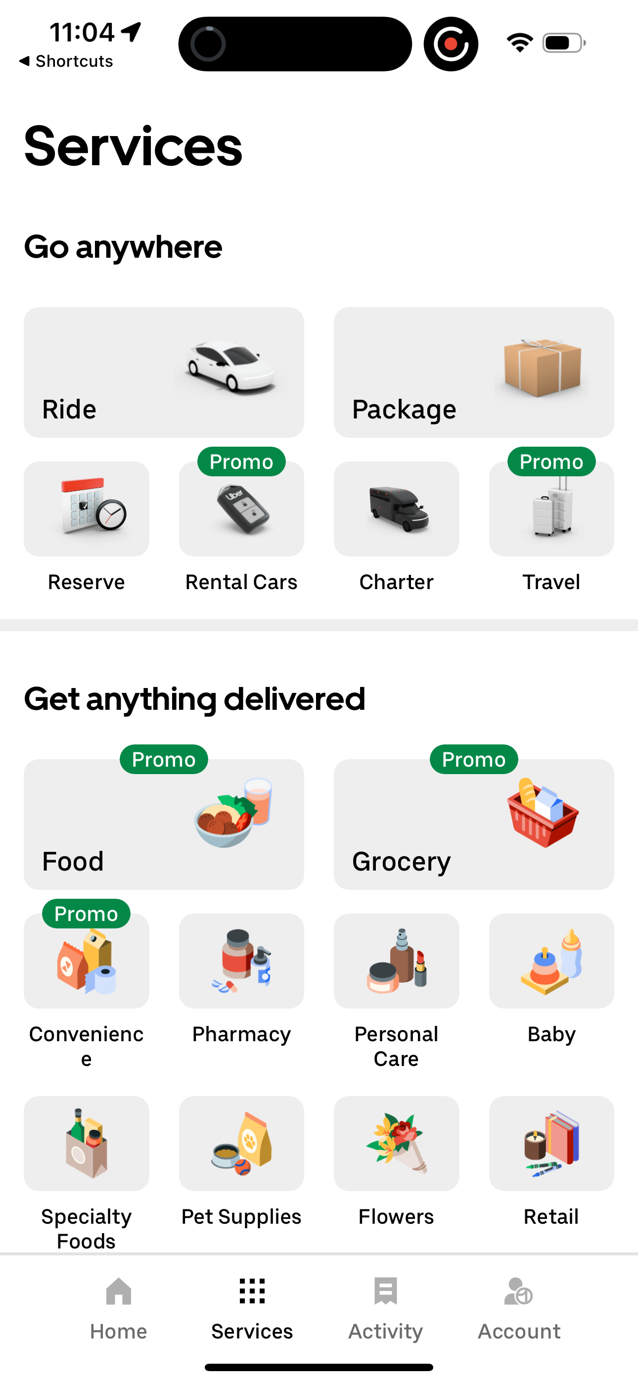 uber app screenshot 202