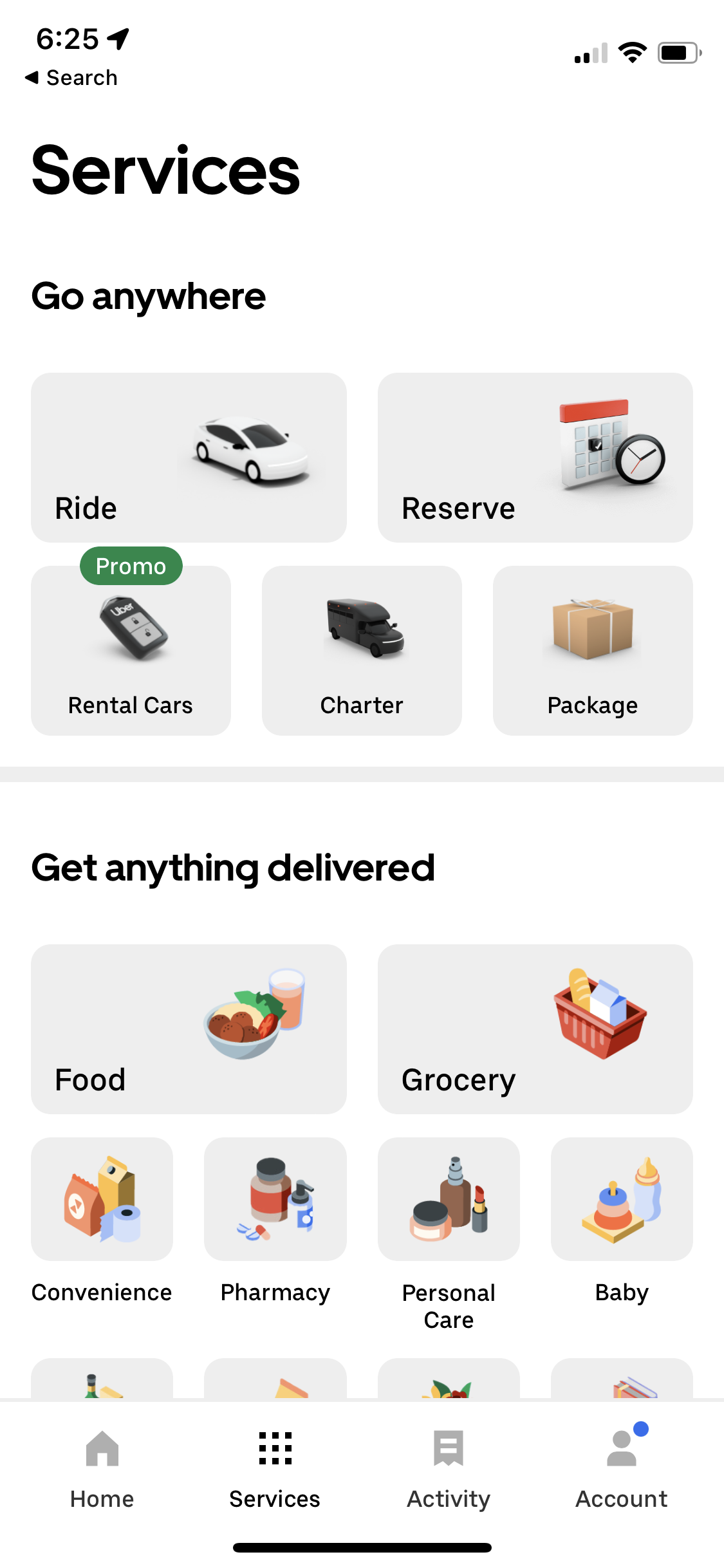 uber app screenshot 200