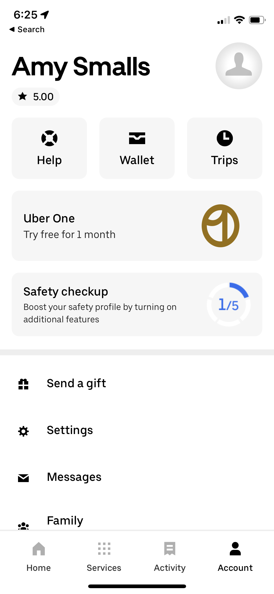 uber app screenshot 199