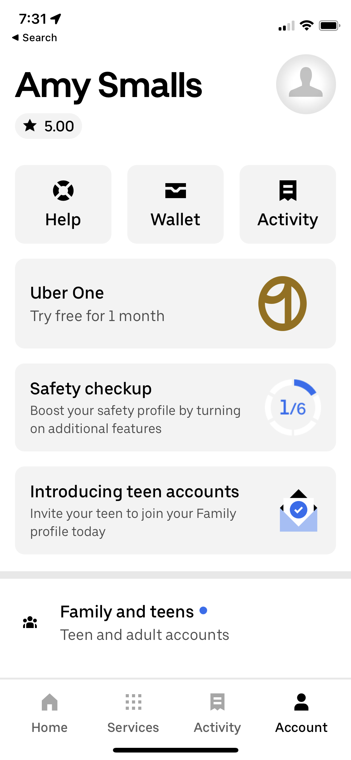 uber app screenshot 197