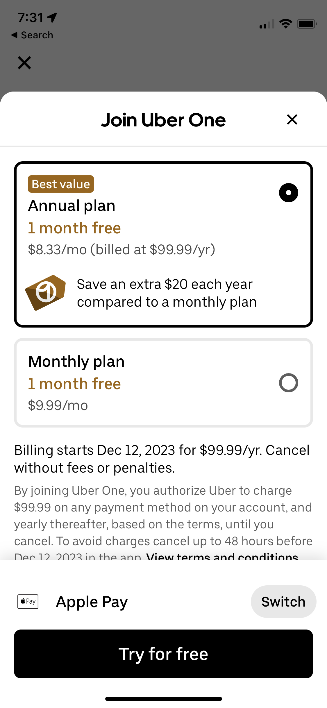 uber app screenshot 195