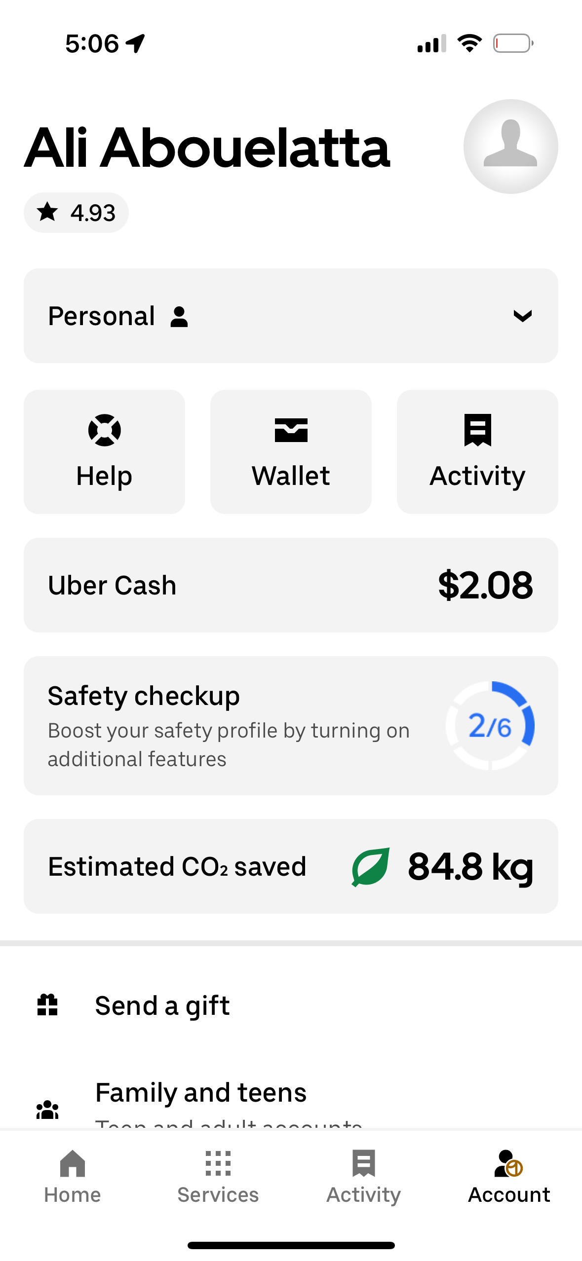 uber app screenshot 191