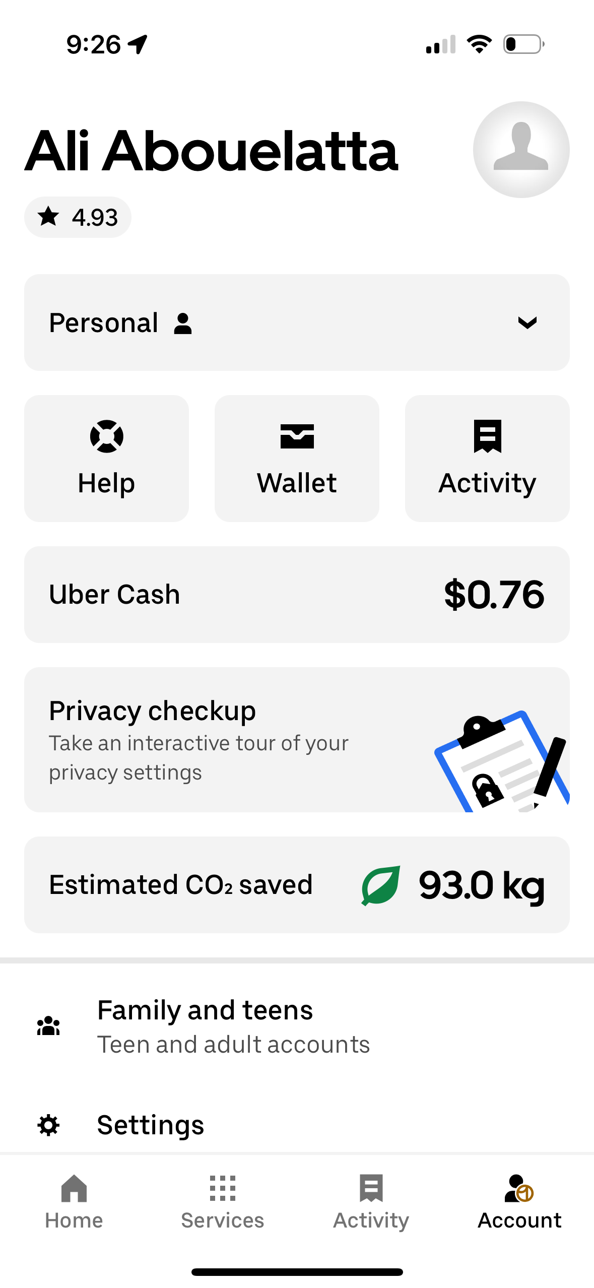 uber app screenshot 171