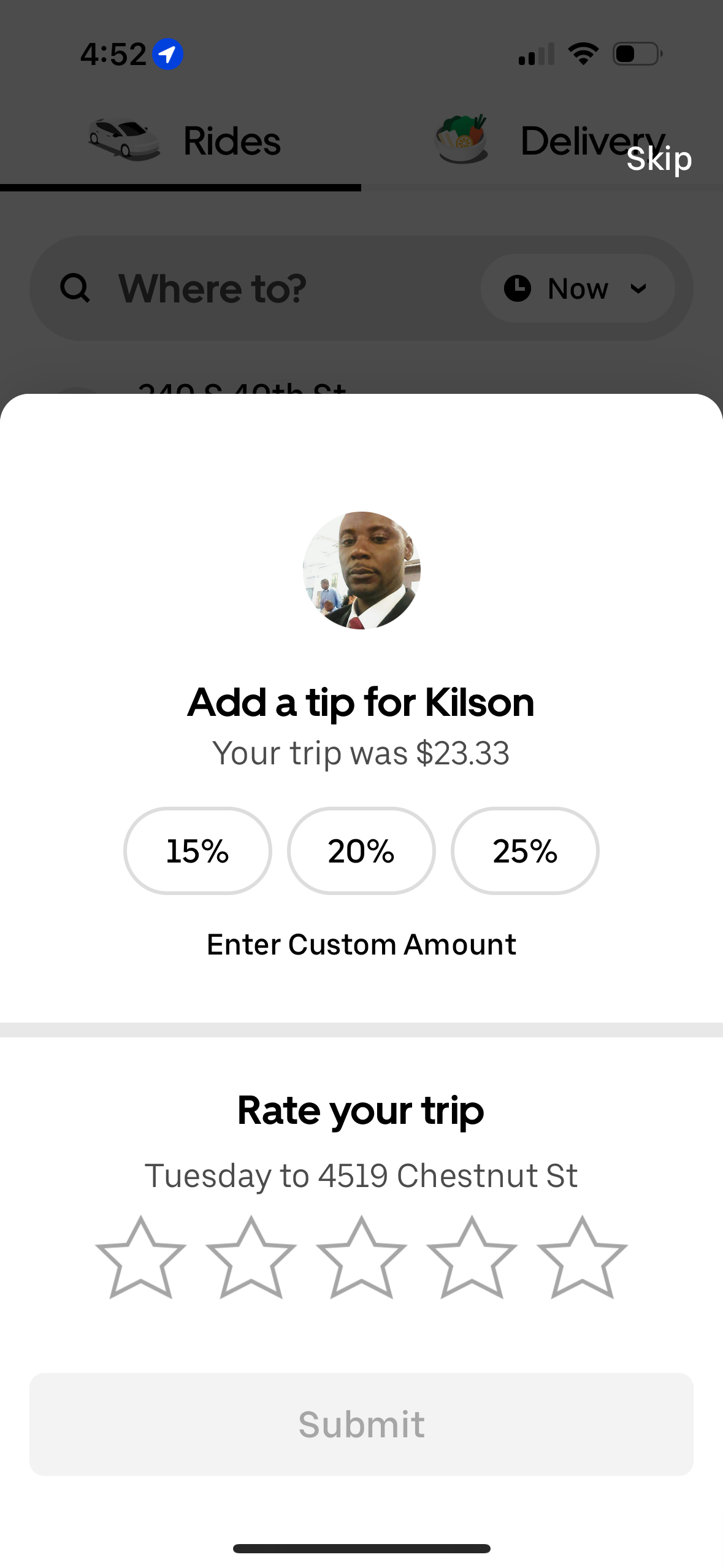 uber app screenshot 170