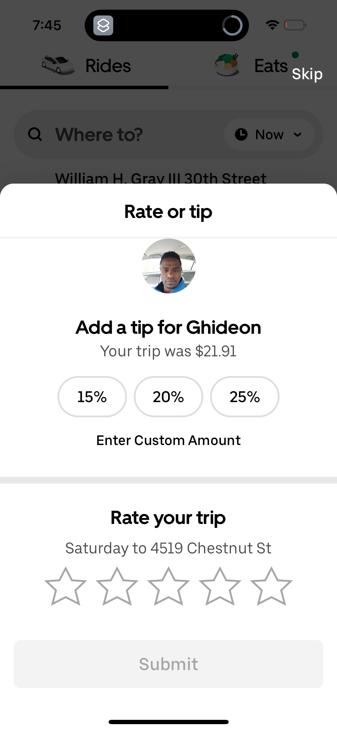 uber app screenshot 152
