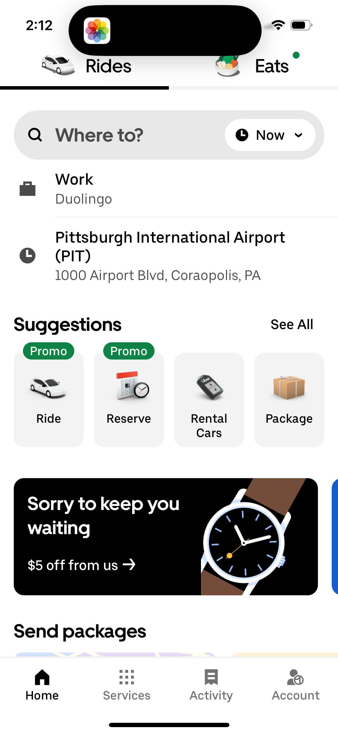 uber app screenshot 148