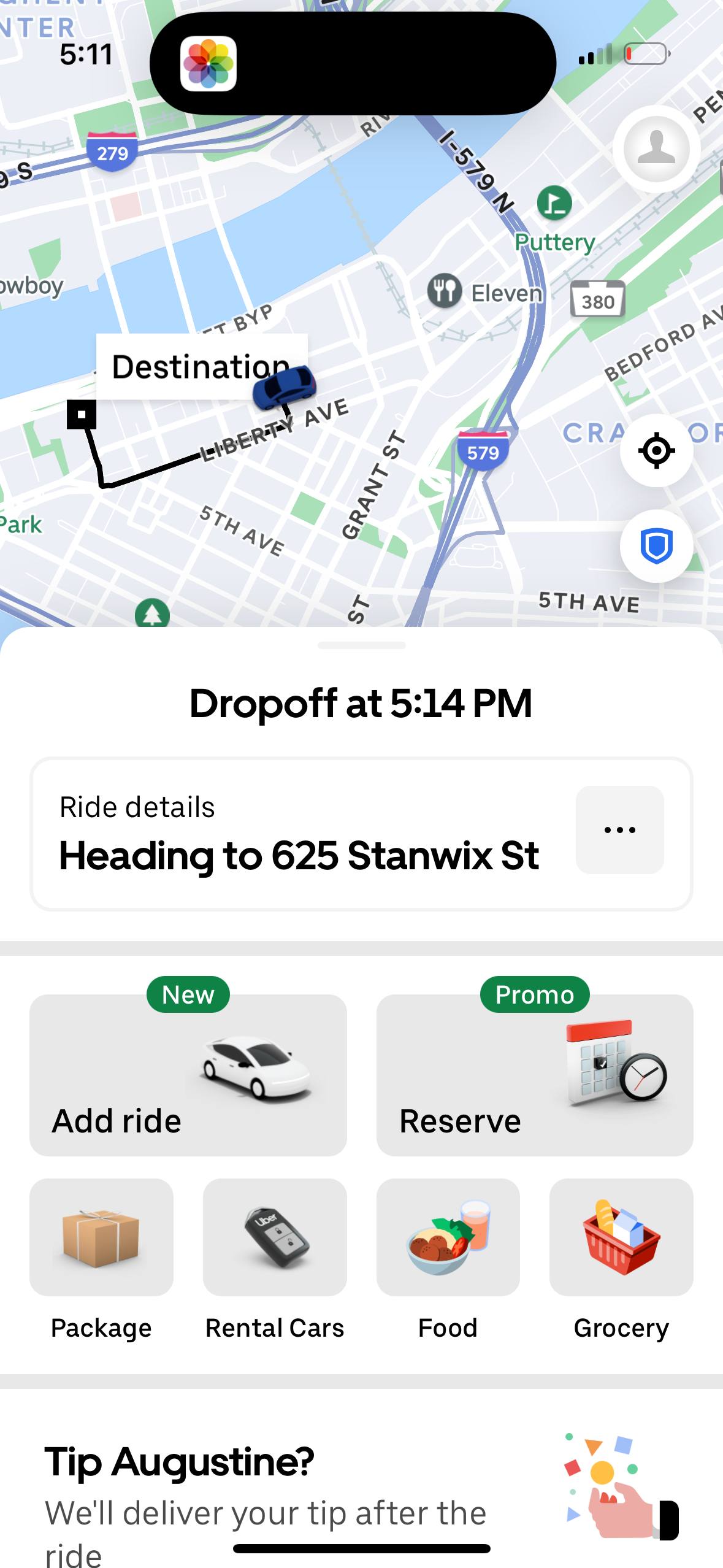 uber app screenshot 145