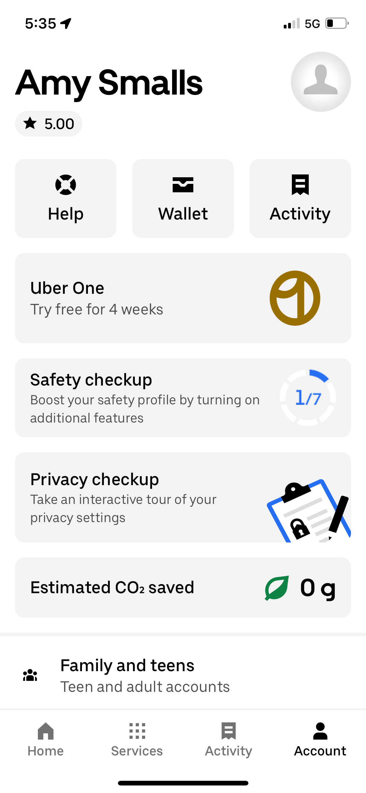 uber app screenshot 142