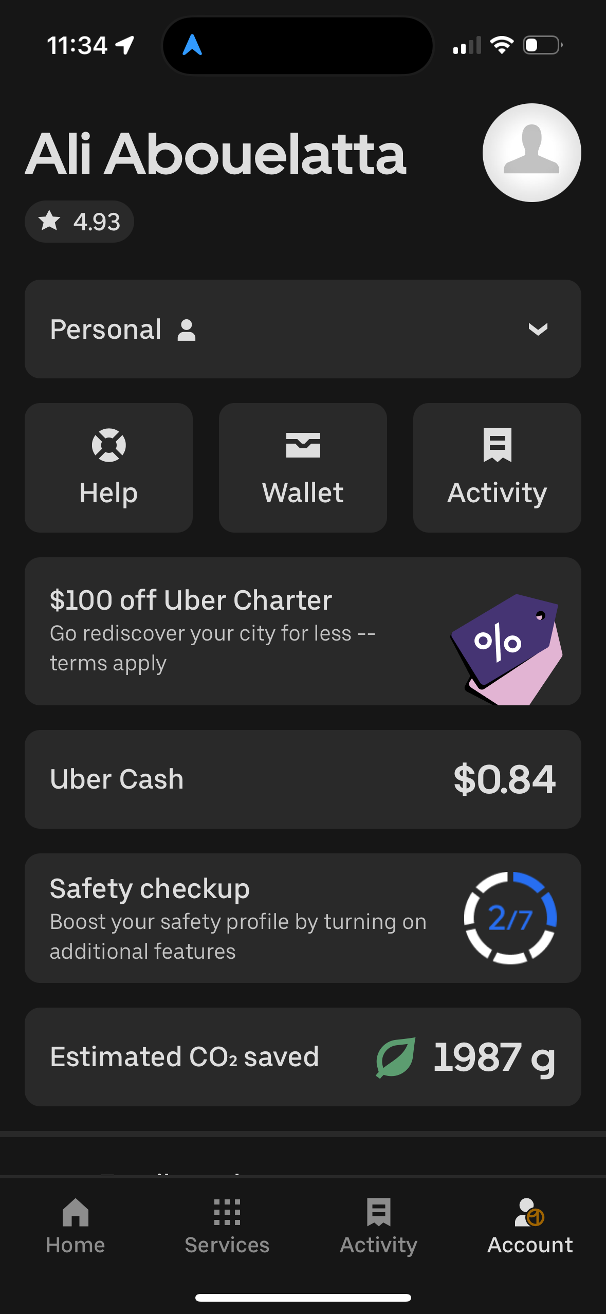 uber app screenshot 135