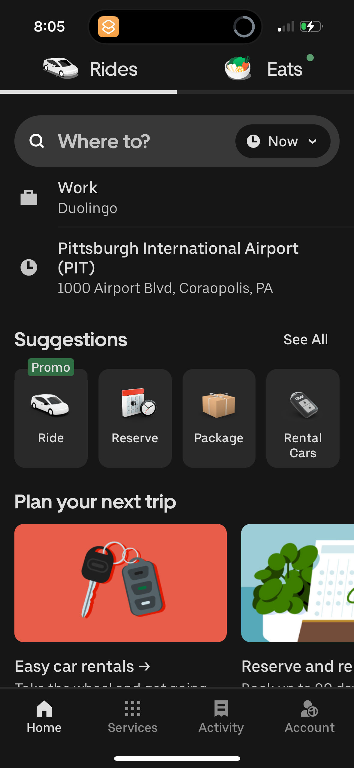 uber app screenshot 133