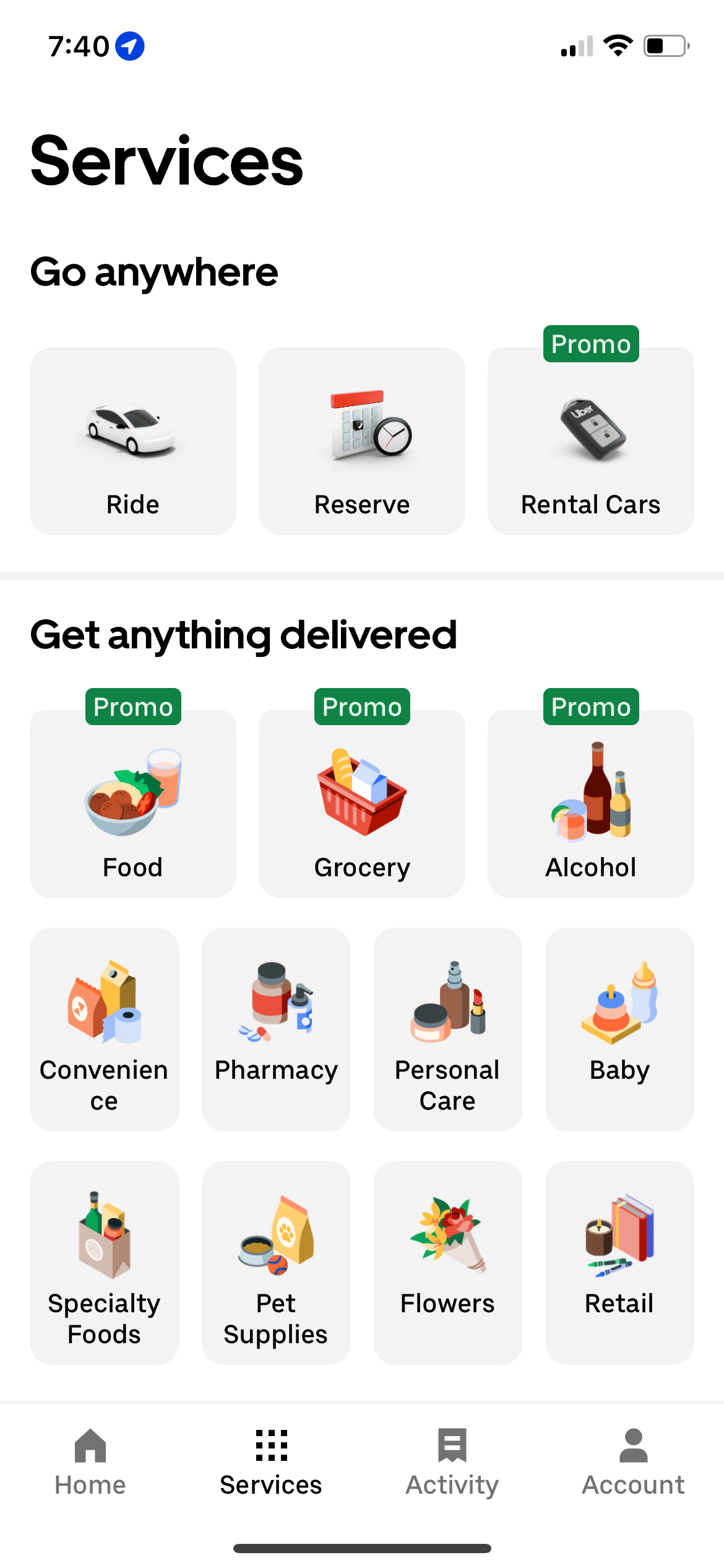 uber app screenshot 107