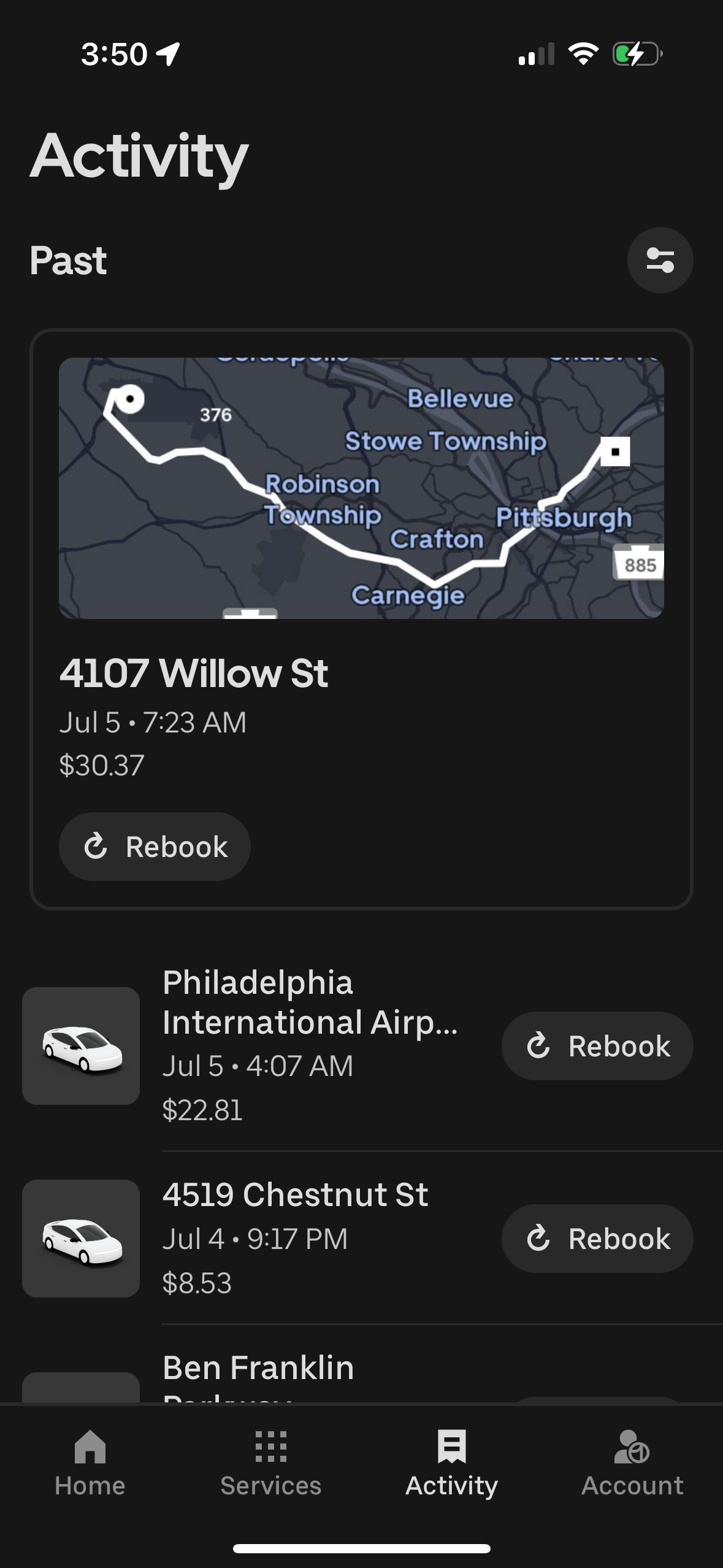 uber app screenshot 98