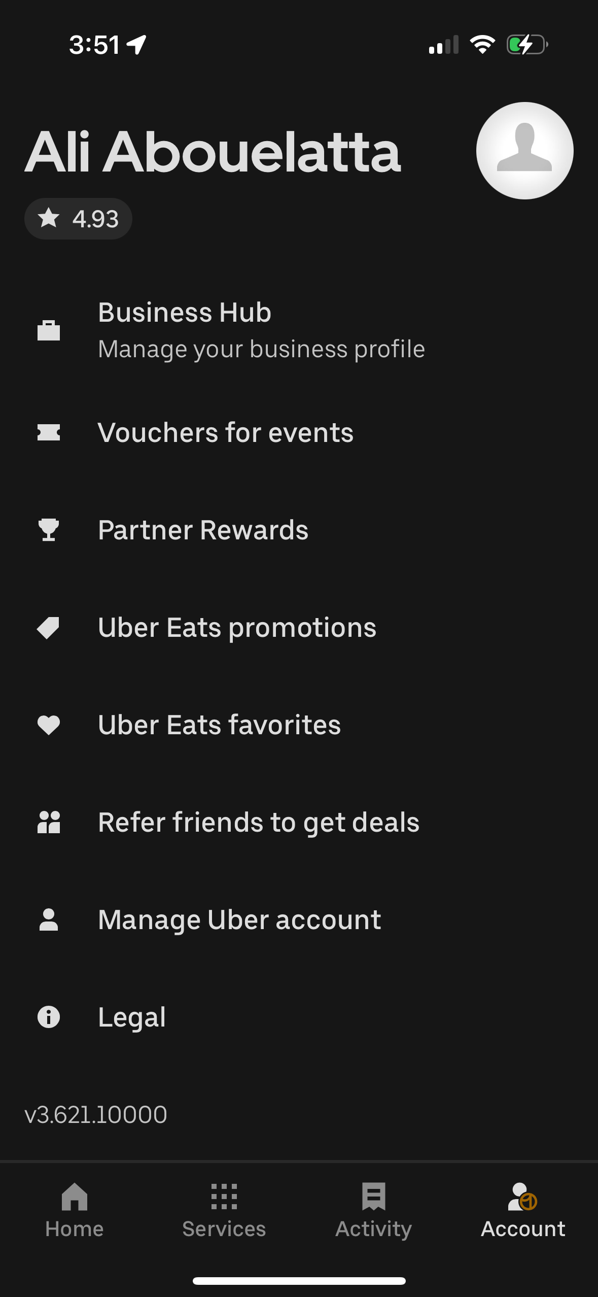 uber app screenshot 97