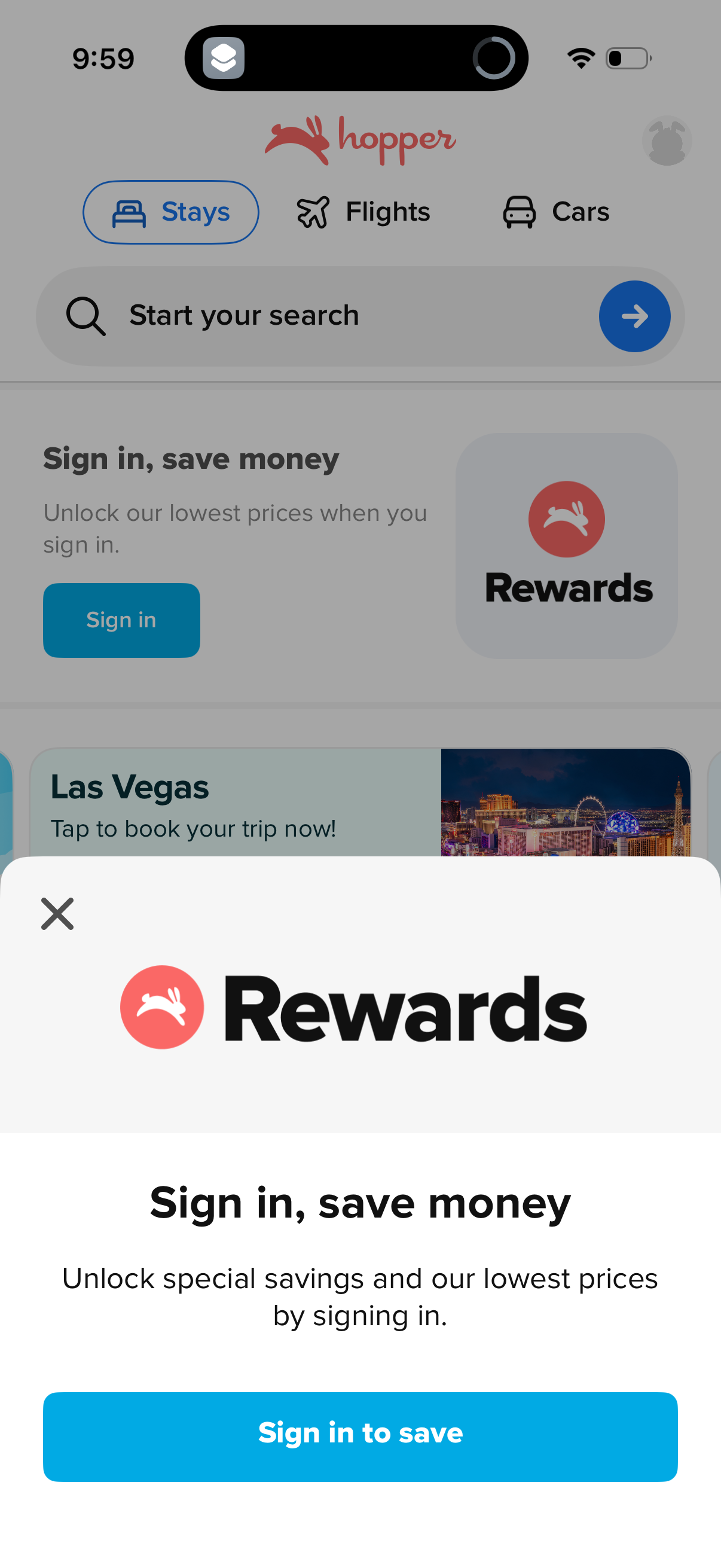 hopper app screenshot 1