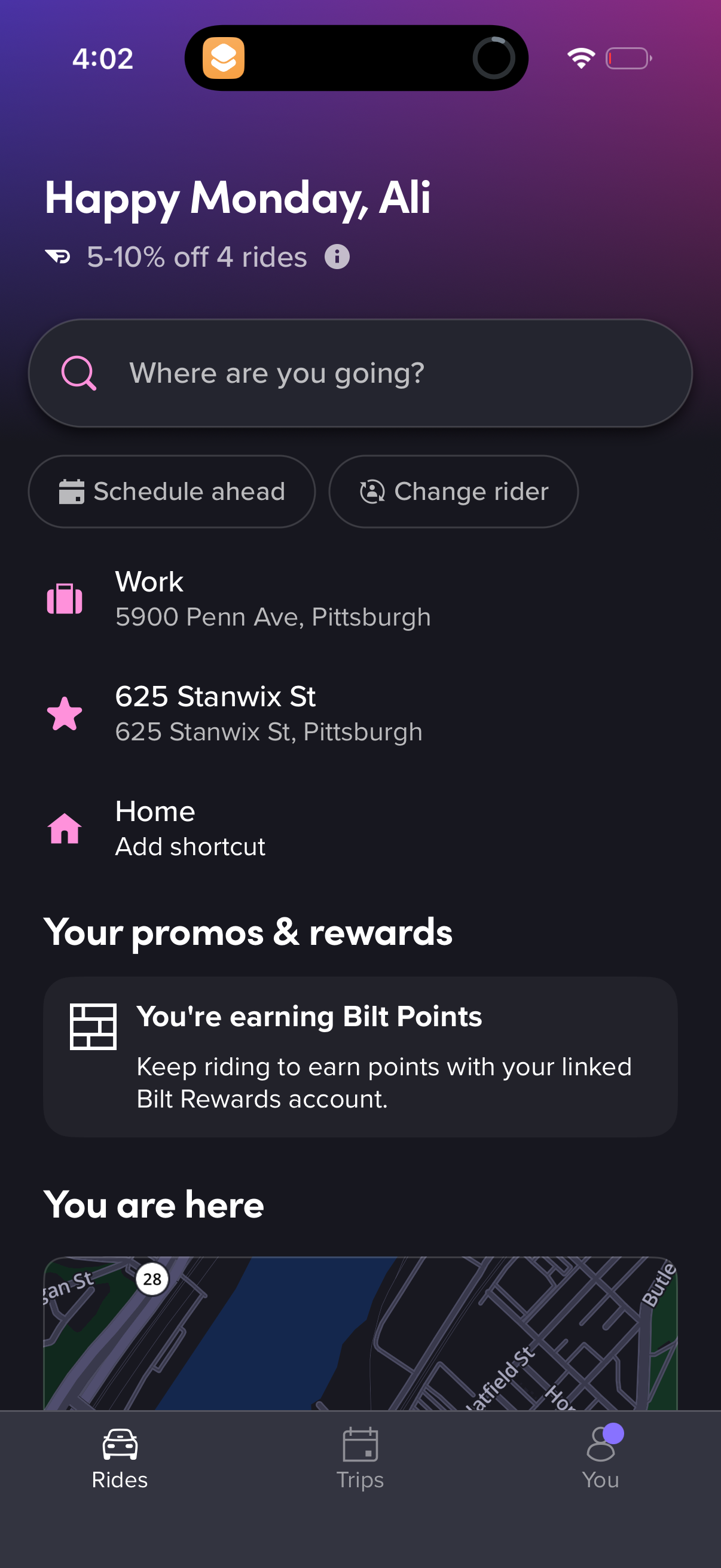 lyft app screenshot 15