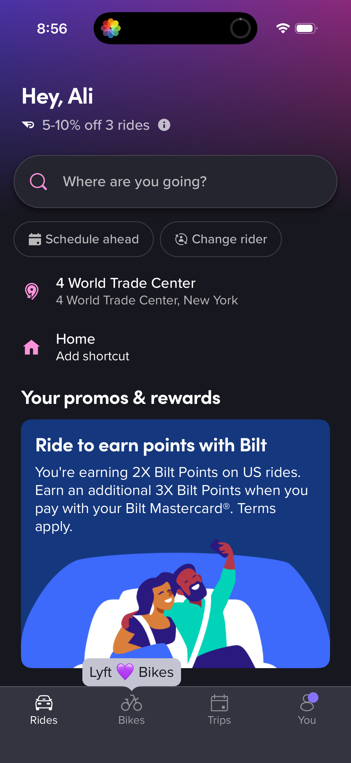 lyft app screenshot 9