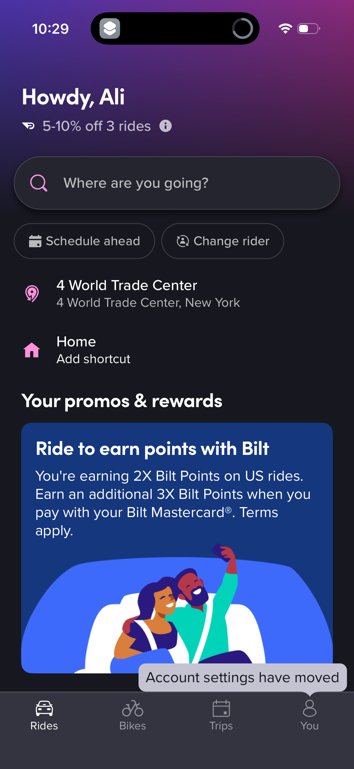 lyft app screenshot 7