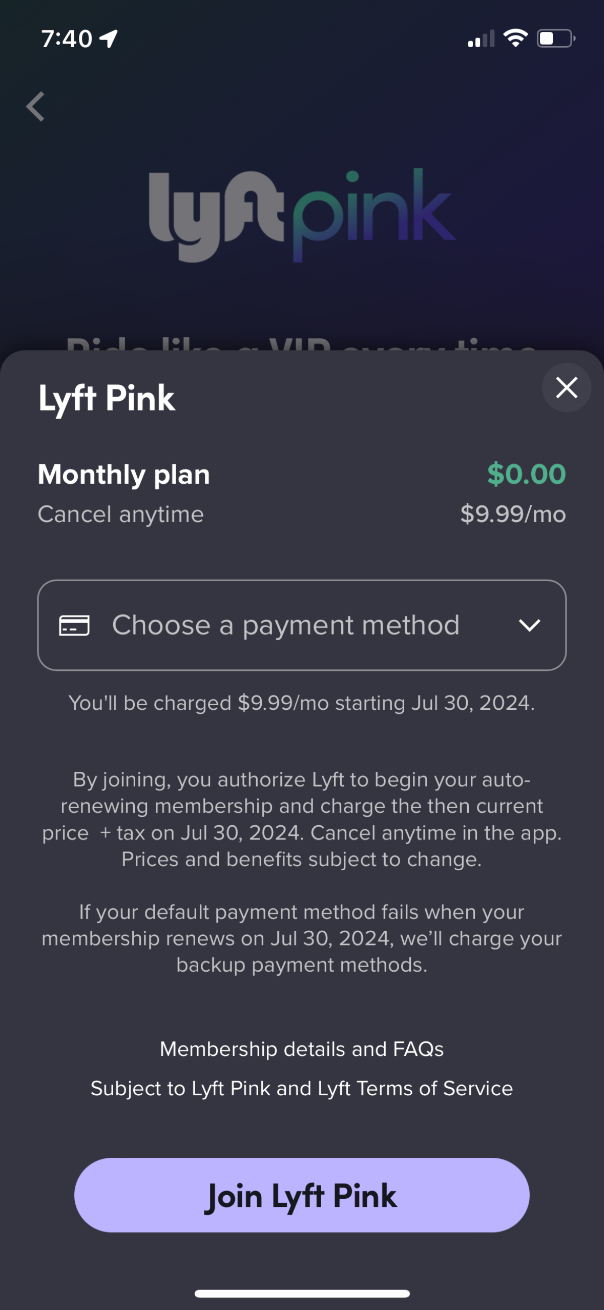 lyft app screenshot 125